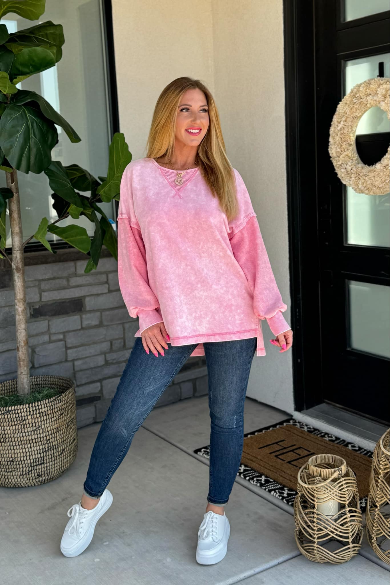 Best Selling Luna Mineral Wash Sweatshirt in Two Colors - RTS - Image 8