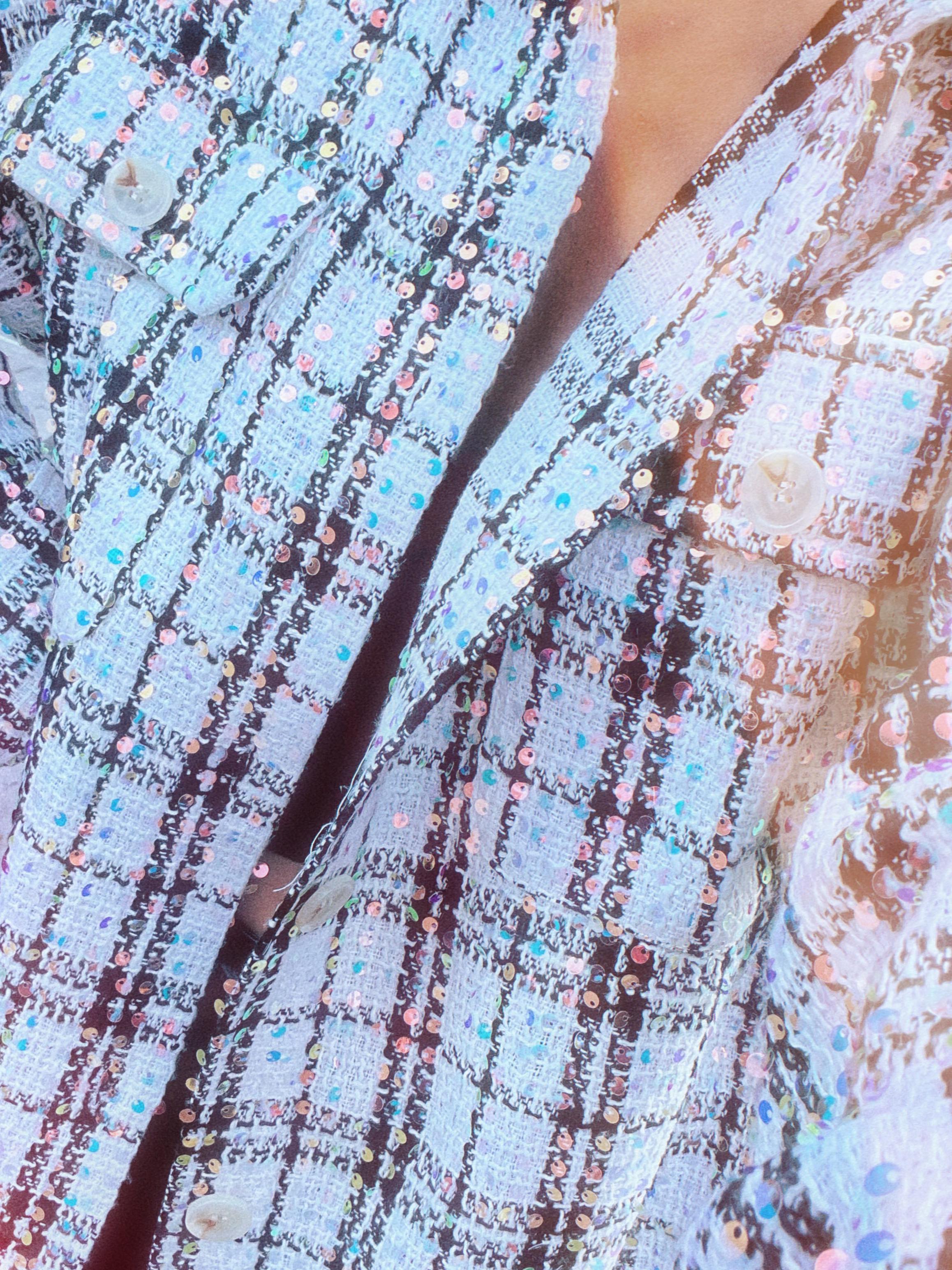 PREORDER: Lydia Sequin Shacket - Image 2