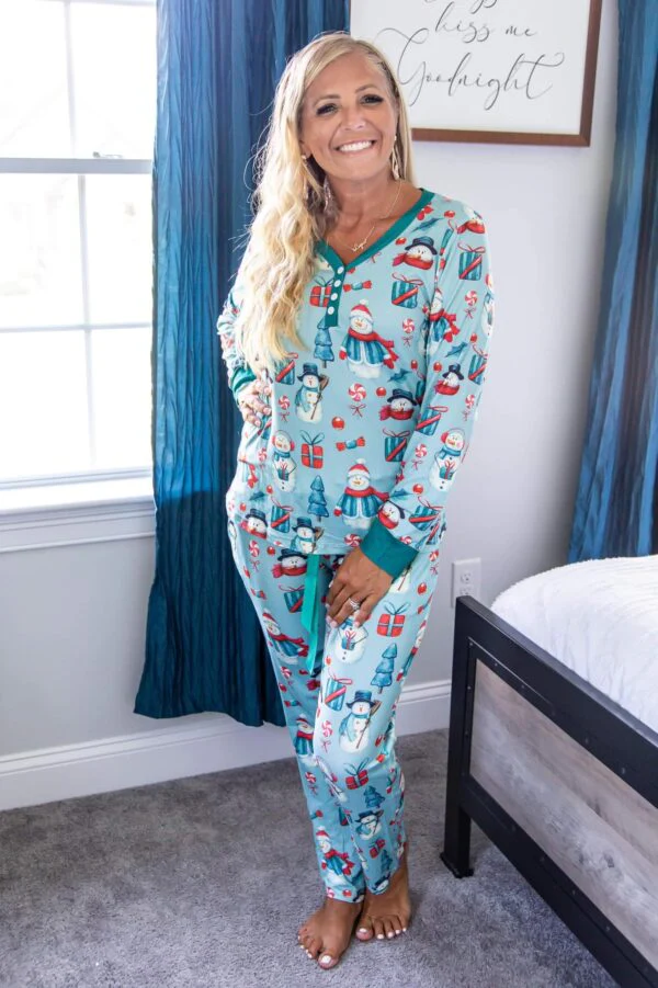 Matching Christmas Pajama Snowman - RTS - Image 2