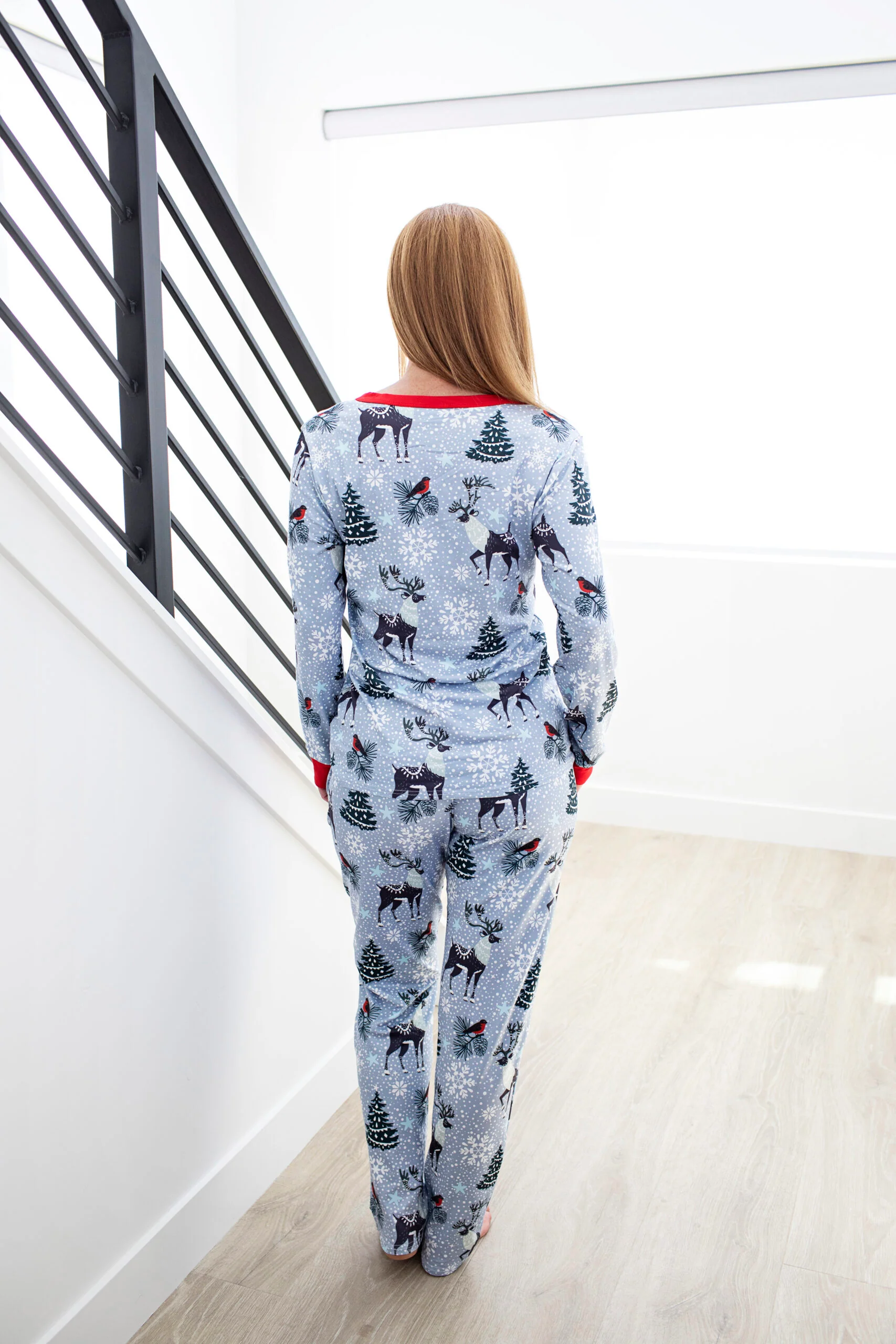 PREORDER: Matching Family Christmas Pajamas in Winter Wonderland - Image 4