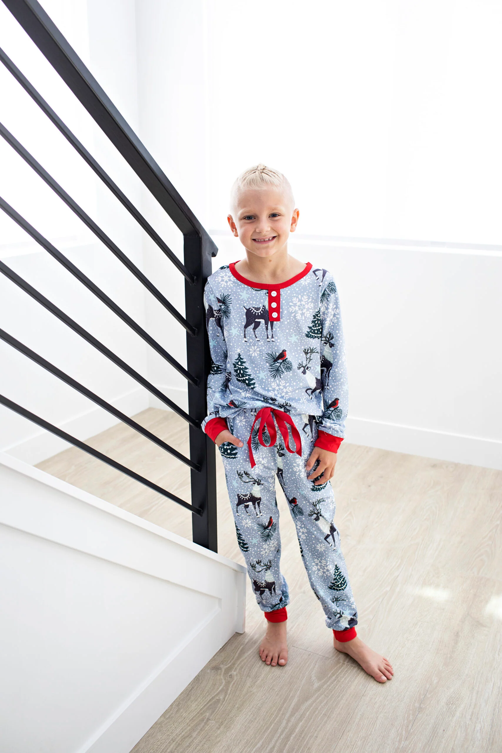 PREORDER: Matching Family Christmas Pajamas in Winter Wonderland - Image 5
