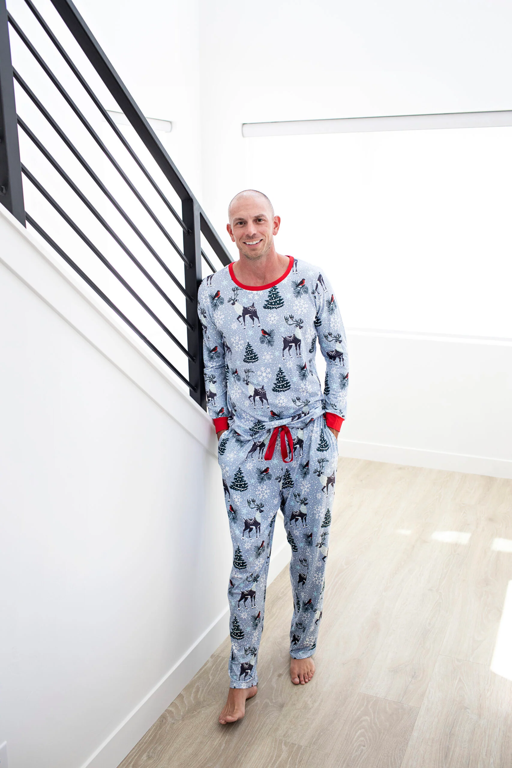 PREORDER: Matching Family Christmas Pajamas in Winter Wonderland - Image 7
