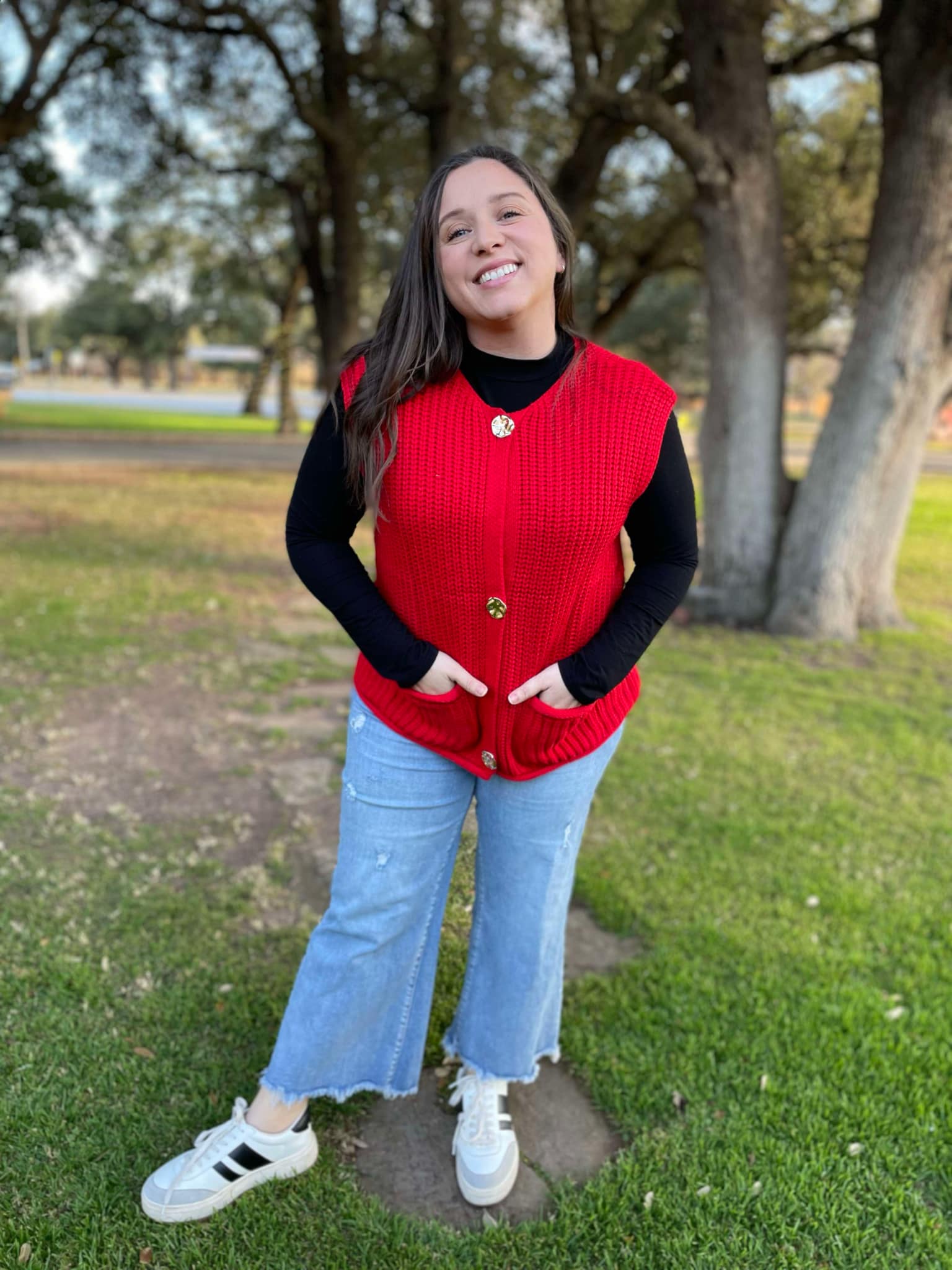 PREORDER: Meet In The Middle Sweater Vest in Two Colors - Image 11