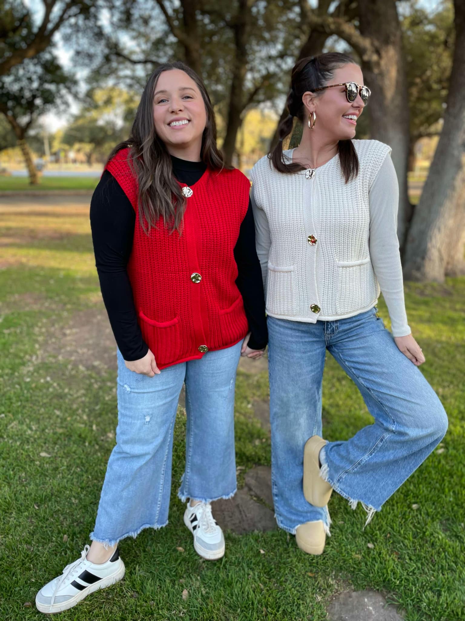 PREORDER: Meet In The Middle Sweater Vest in Two Colors - Image 14