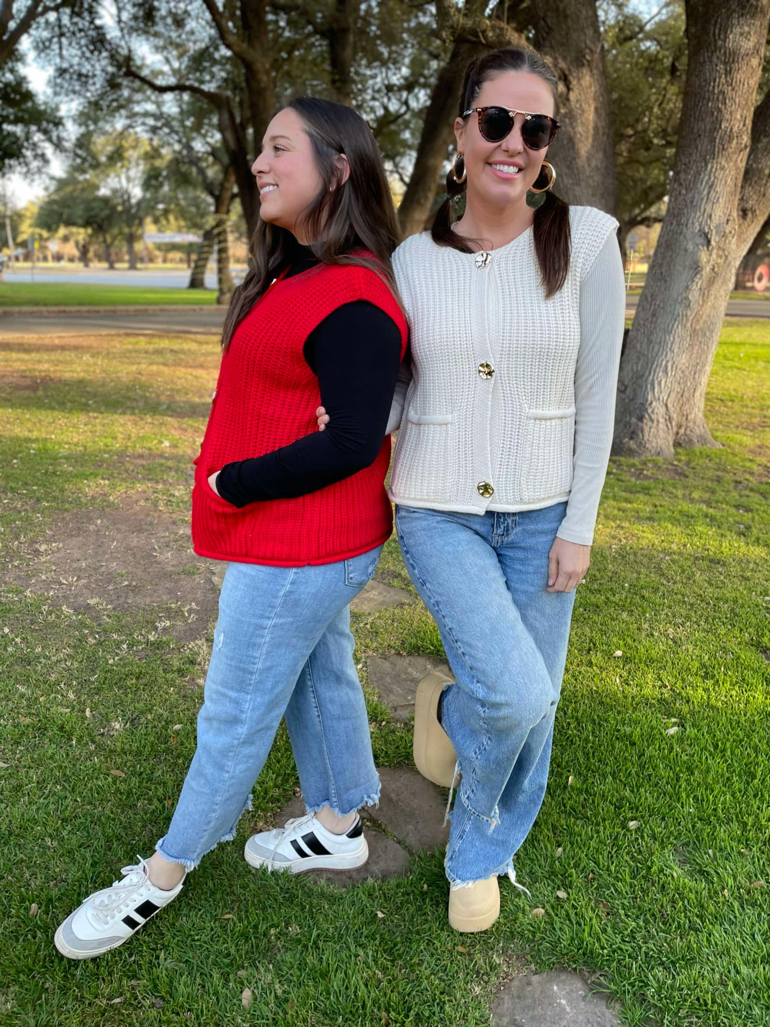 PREORDER: Meet In The Middle Sweater Vest in Two Colors - Image 2