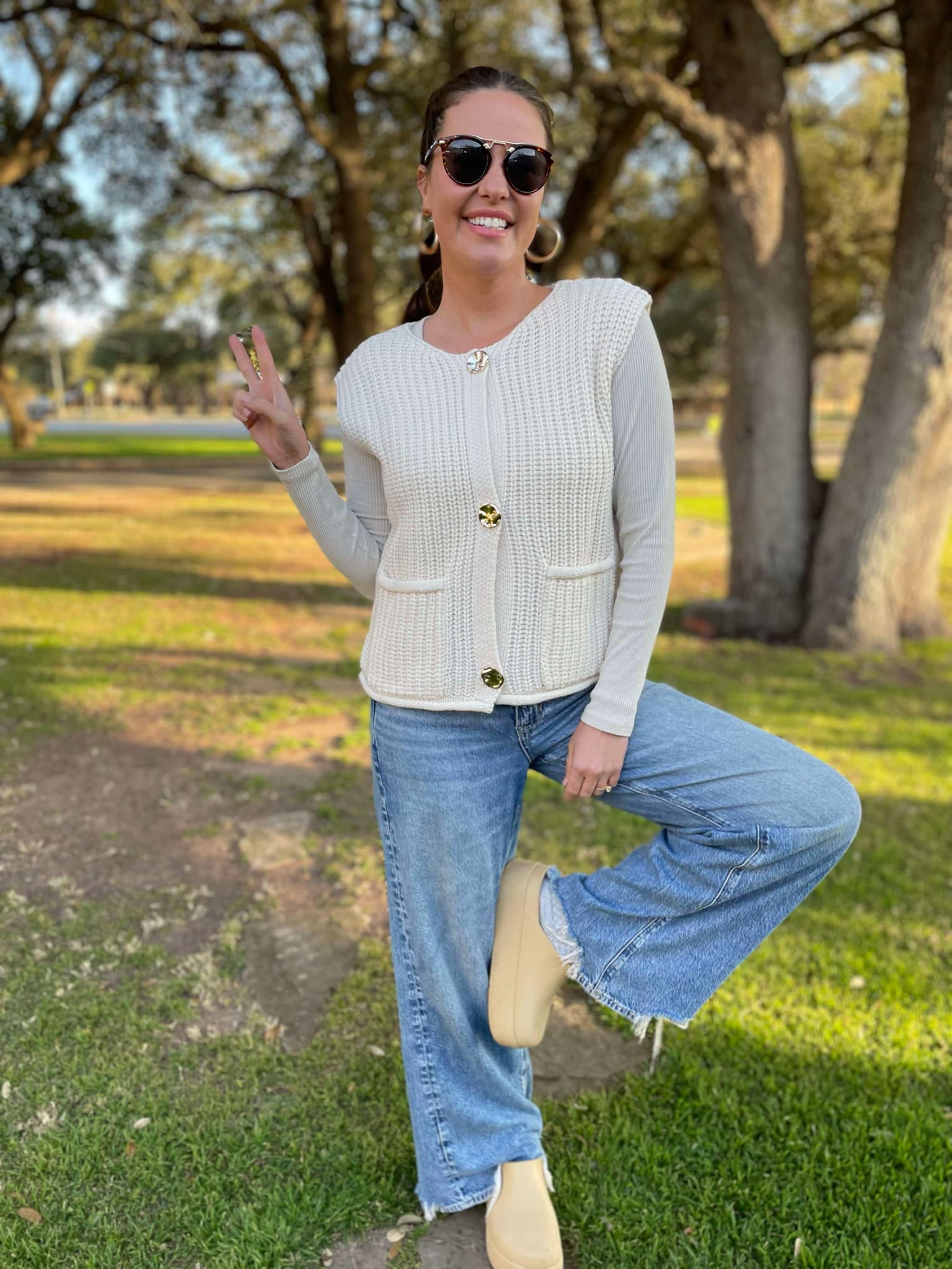 PREORDER: Meet In The Middle Sweater Vest in Two Colors - Image 6