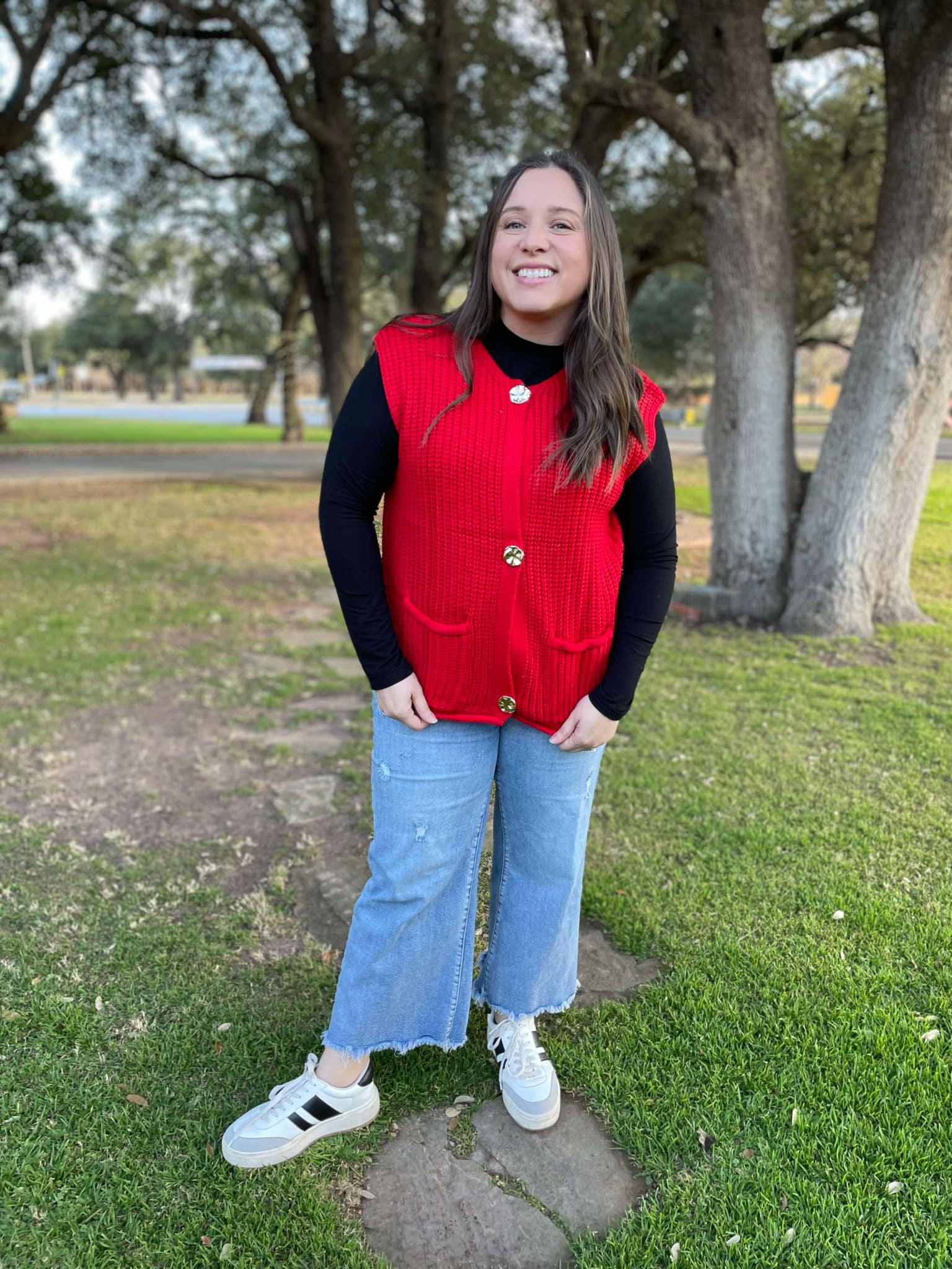 PREORDER: Meet In The Middle Sweater Vest in Two Colors - Image 9
