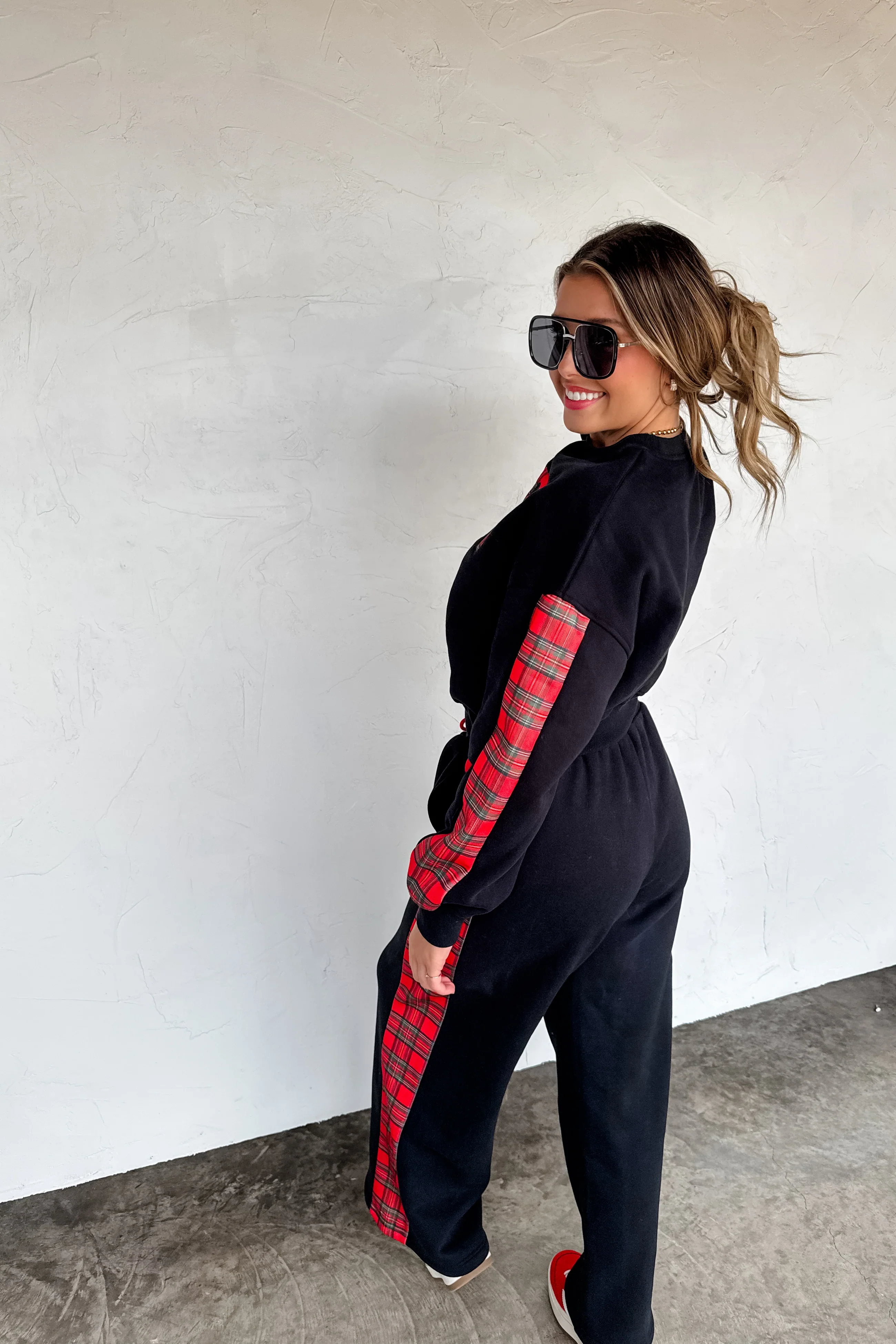 PREORDER: Merry Plaid Pant Set - Image 3