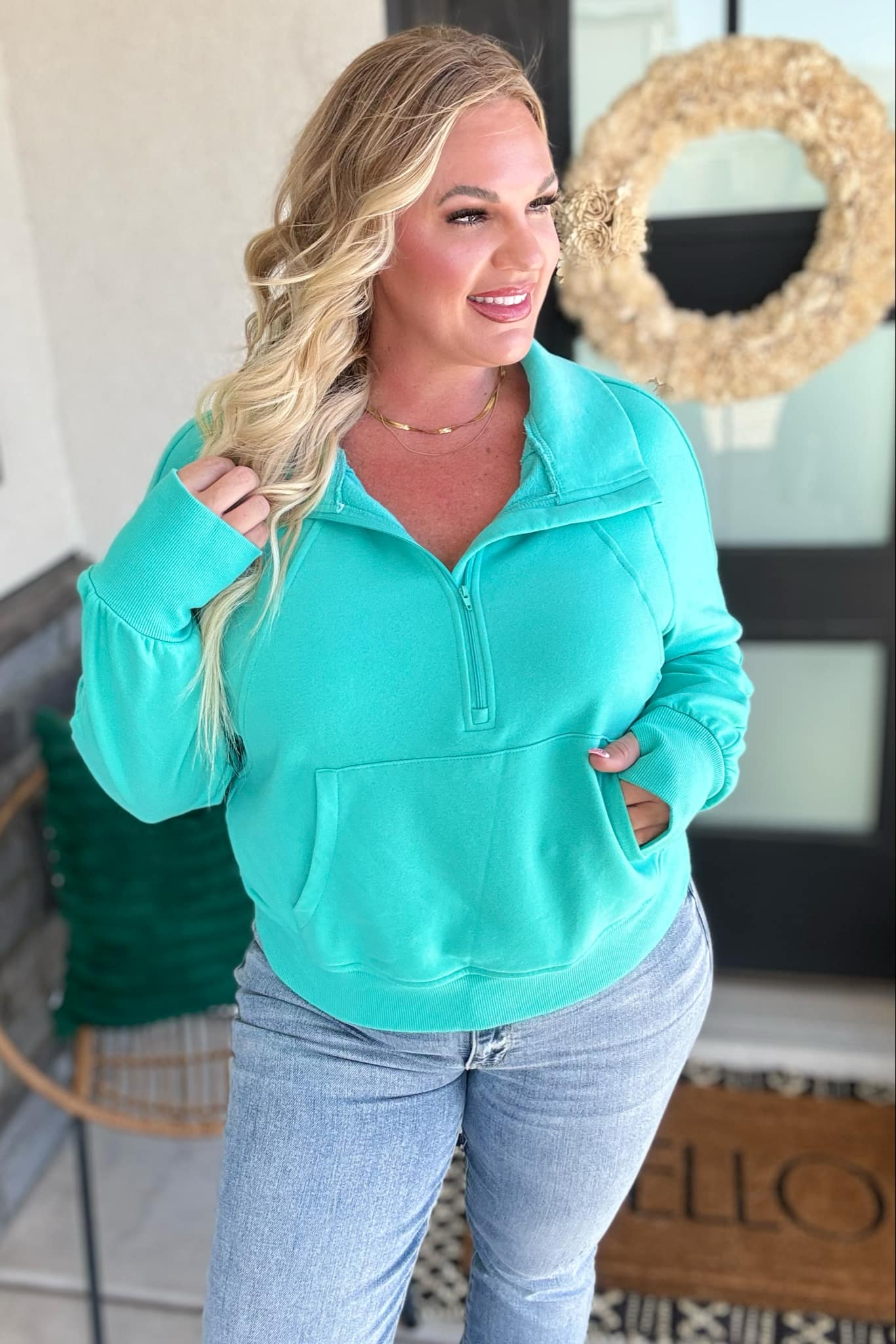 PREORDER: Newport Half Zip Pullover in Eight Colors - Image 7