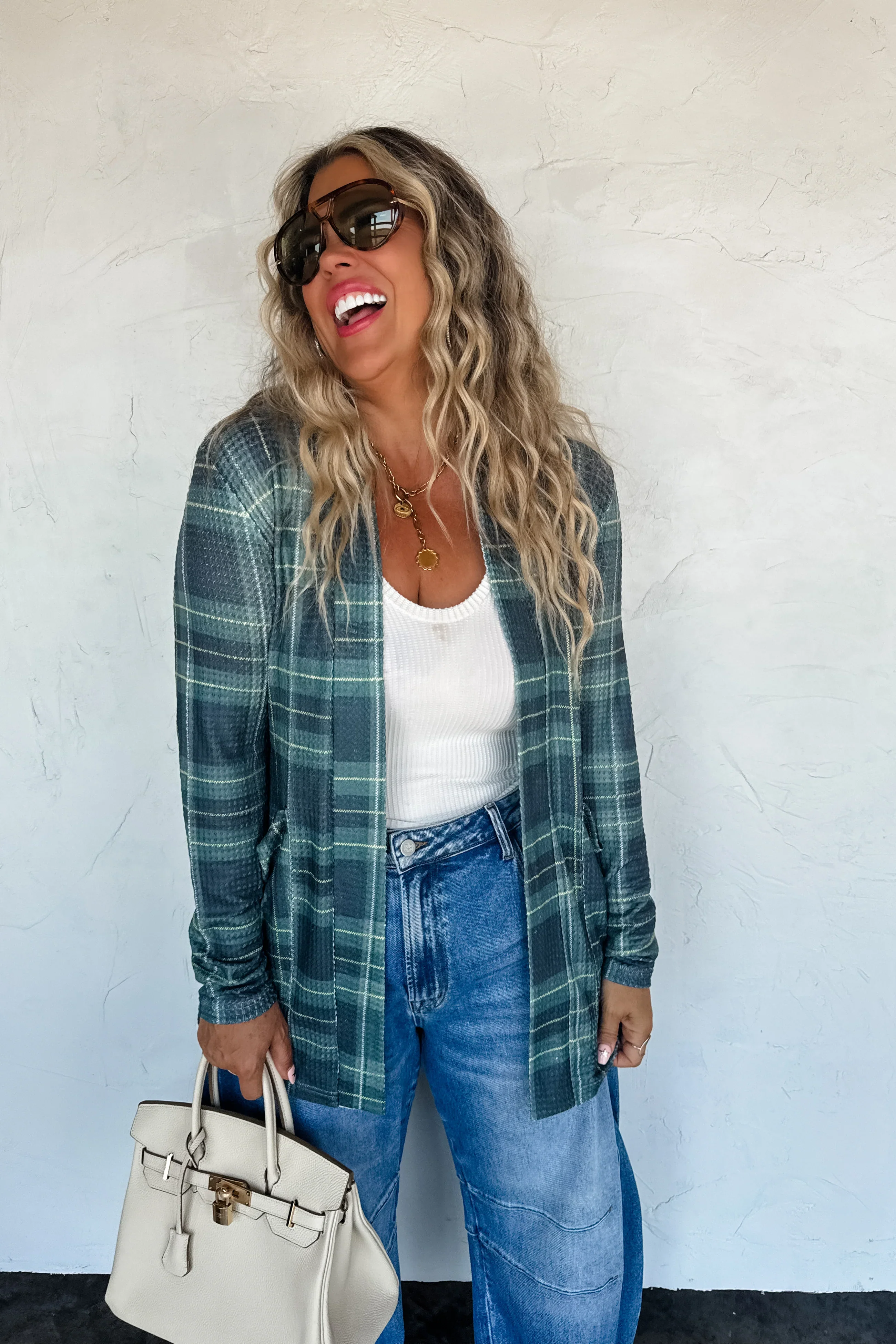 Plaid Lola Cardigans - RTS - Image 2