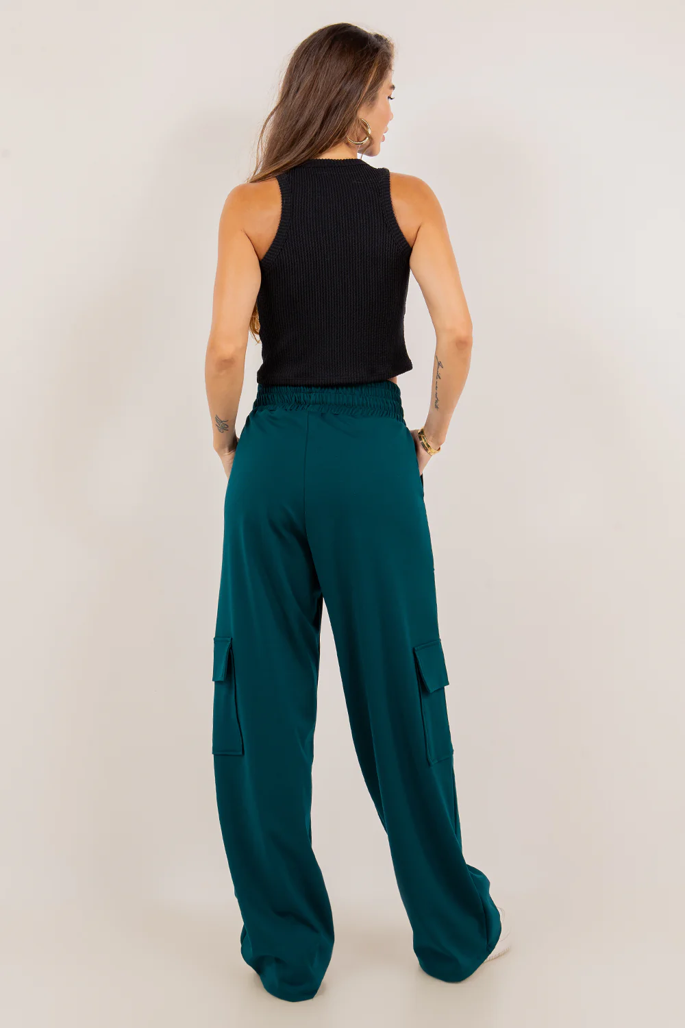 Ponte Stretch Cargo Pants In Five Colors - RTS - Image 20
