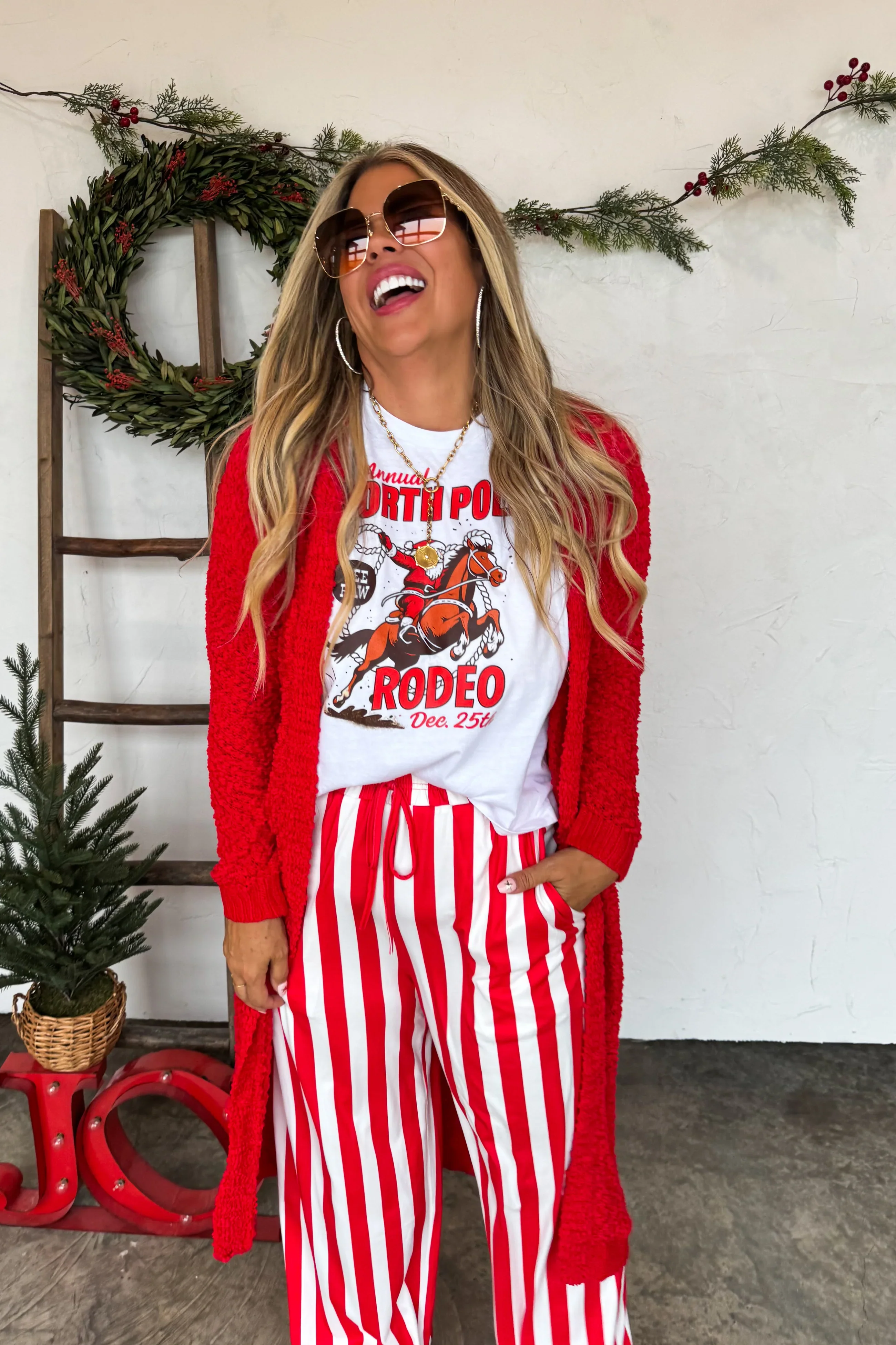 PREORDER: Poppy Knit Popcorn Cardigan - Image 8