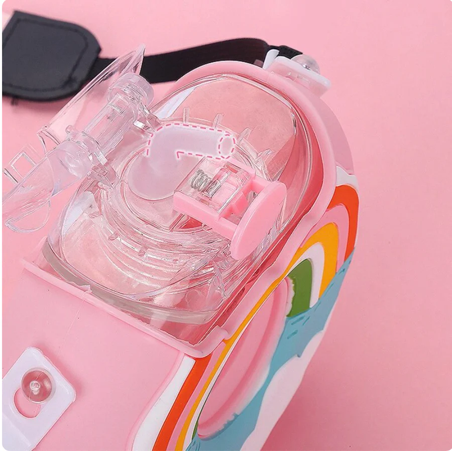 Portable Rainbow Donut Water Bottle - RTS - Image 5