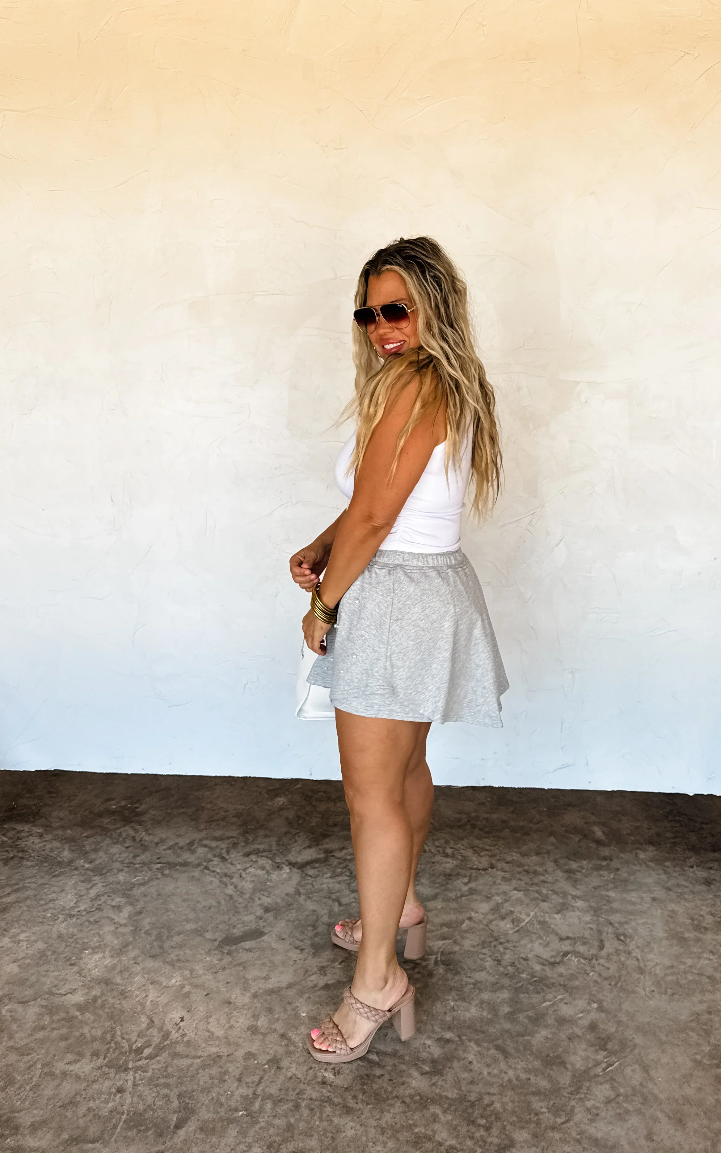 PREORDER: Pretty In Pearls Skort in Four Colors - Image 18