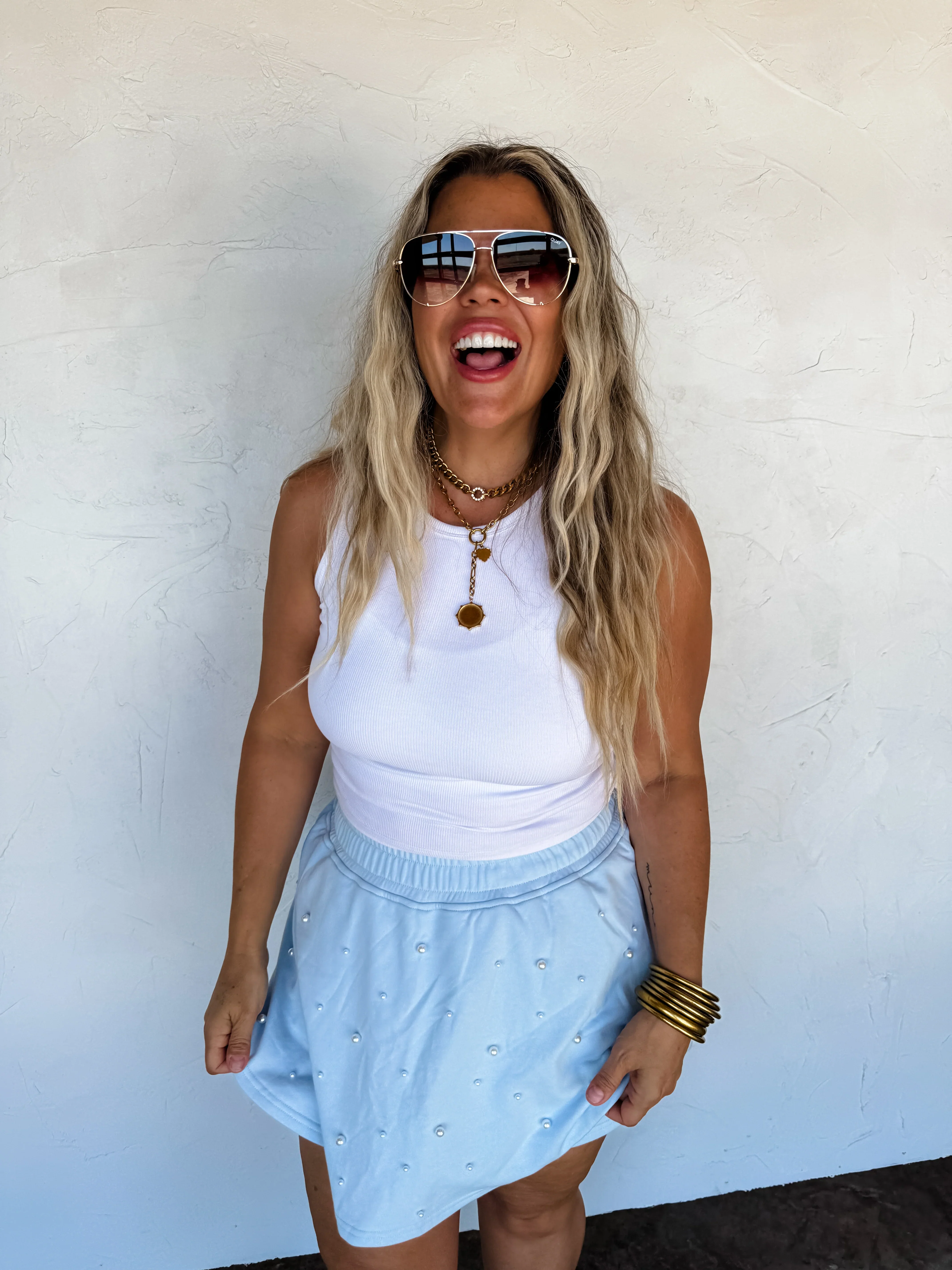PREORDER: Pretty In Pearls Skort in Four Colors - Image 5