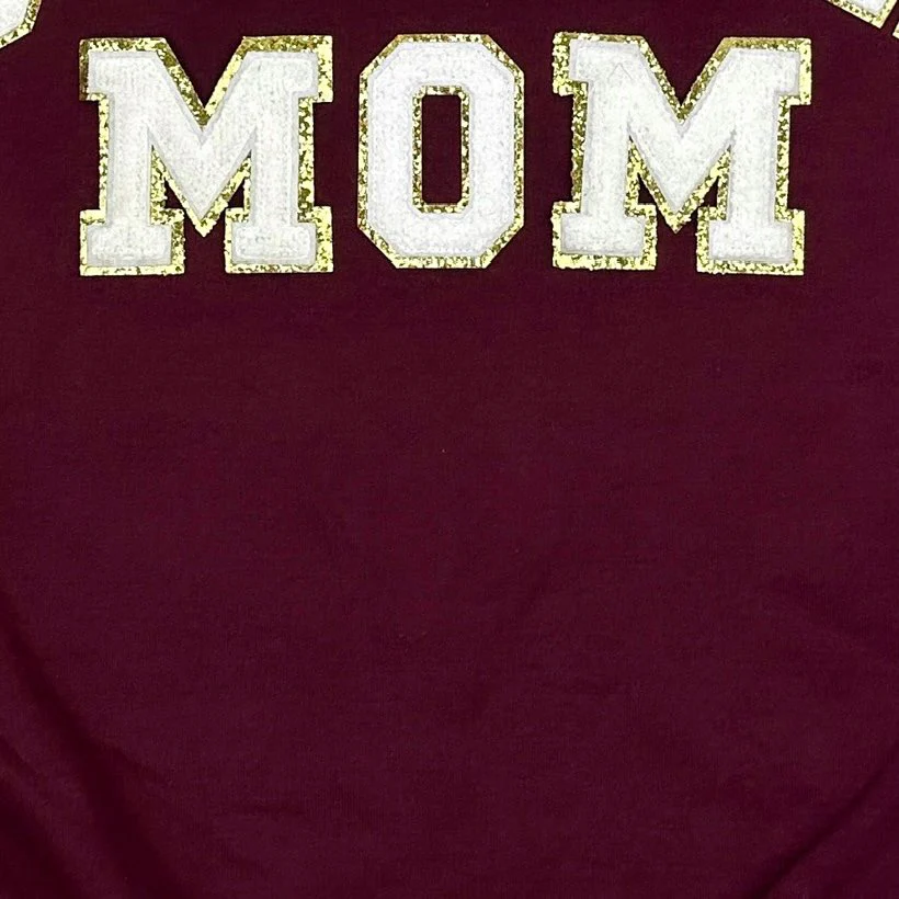 Soccer Mom Chenille Patch Sweatshirt - RTS - Image 3