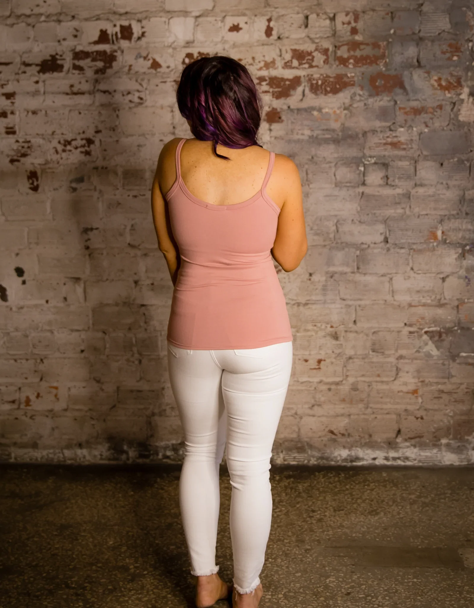 Spaghetti Strap Brami Tank in Black - RTS - Image 10