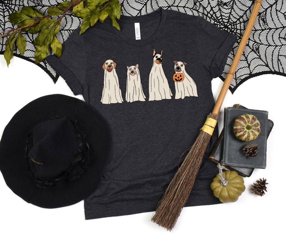 Spooky Dog Graphic Tee - RTS