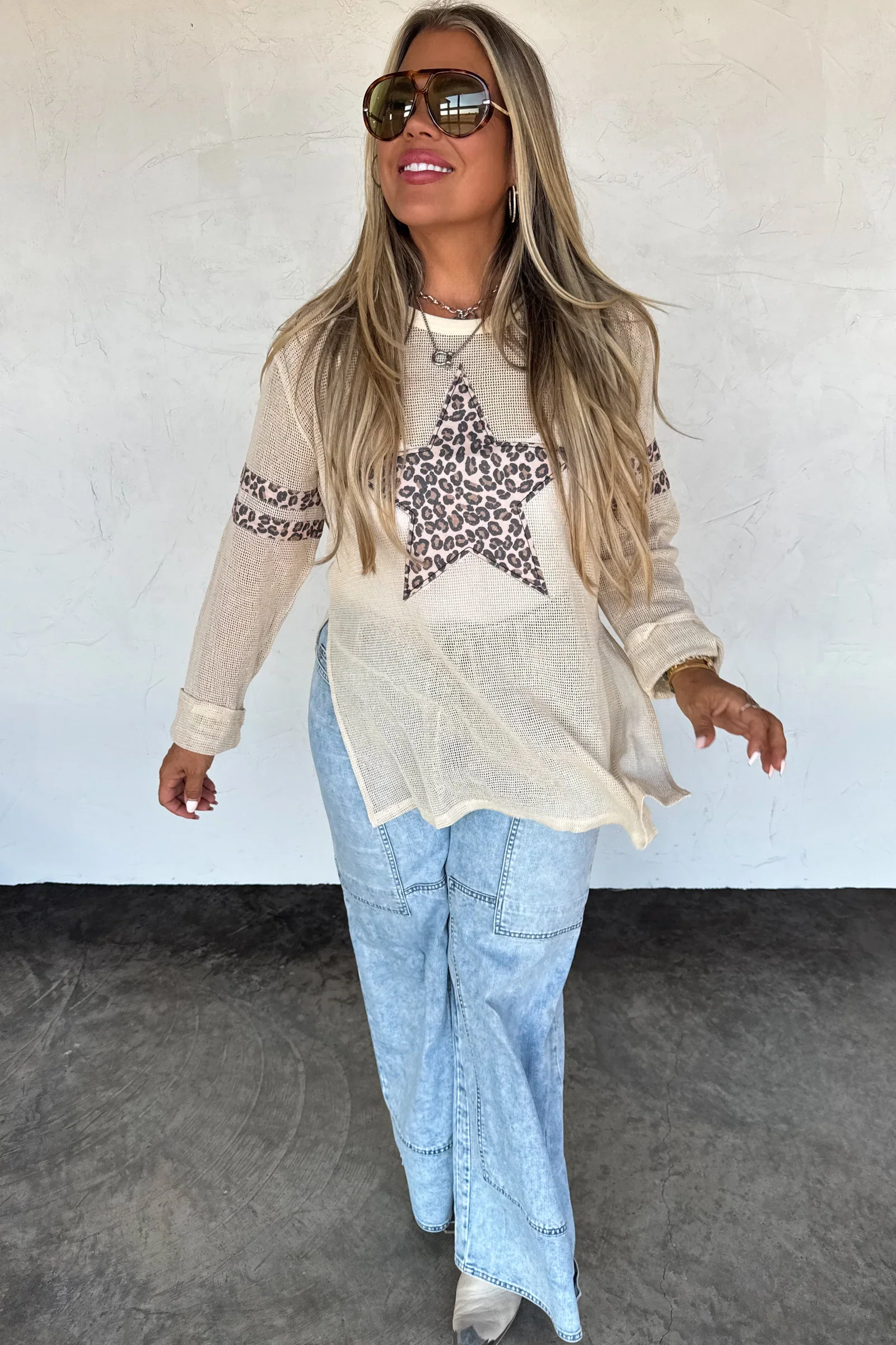 PREORDER: Star Mellow Mesh Cotton Top - Image 2