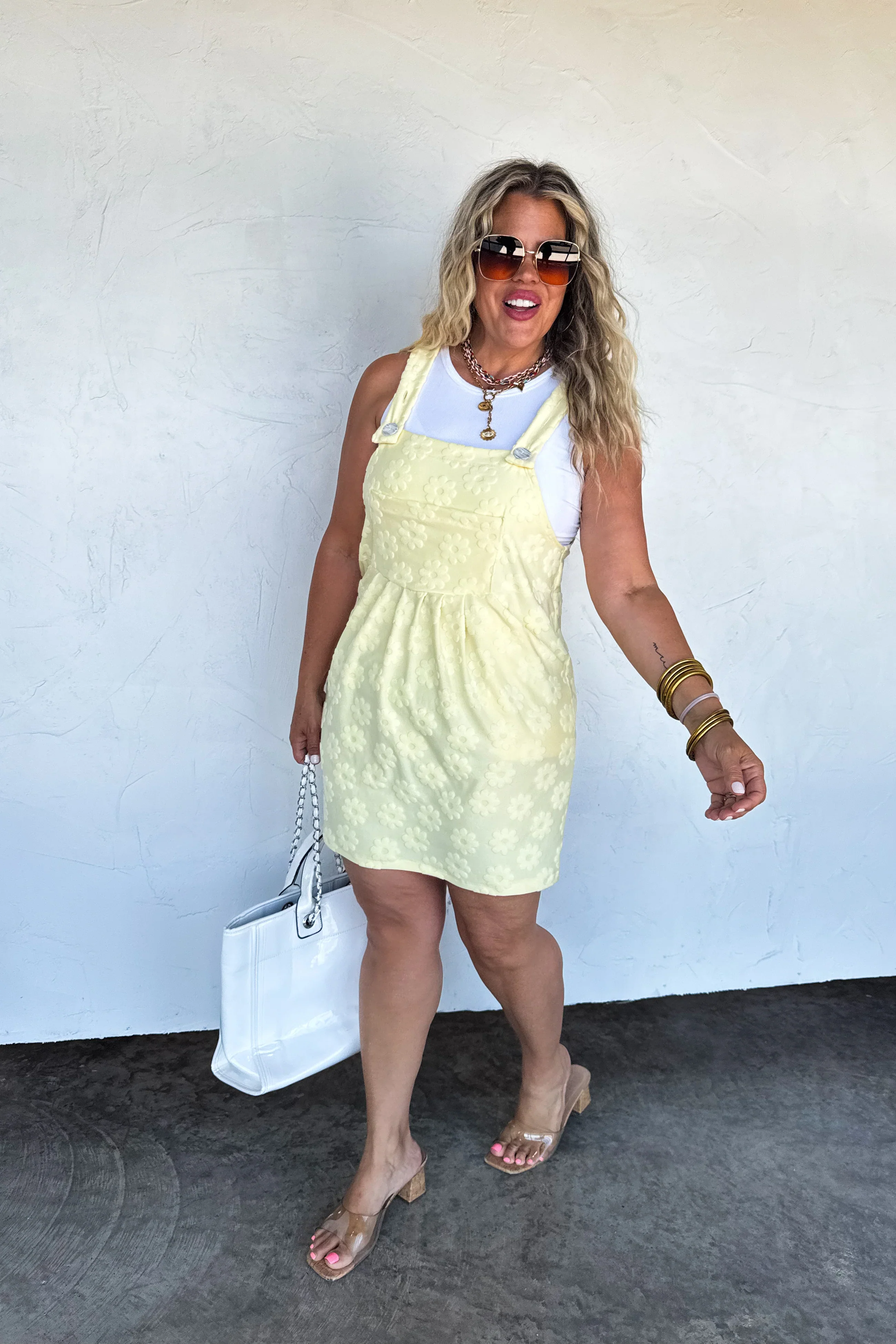 PREORDER: Sunshine & Daisies Overall Dress - **Limited Qtys** - Image 10