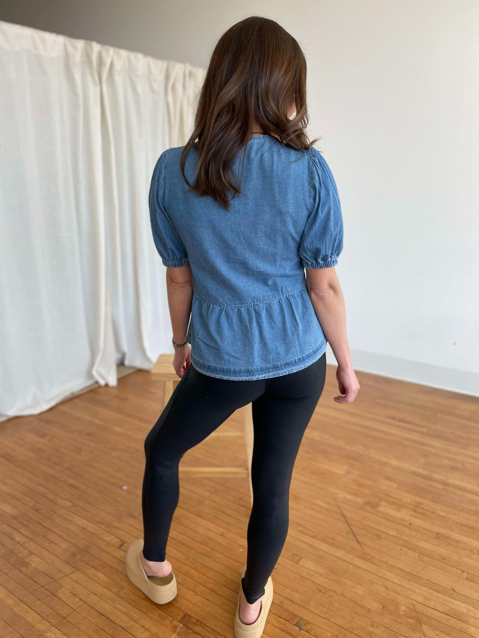 PREORDER: Sweet Escape Peplum Top - Image 7