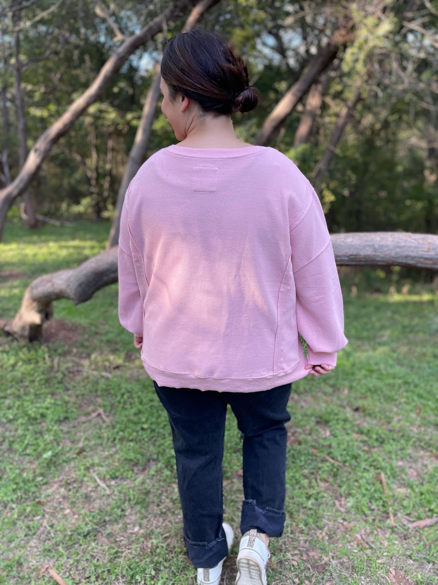 PREORDER: Thinking It Over Waffle Knit Pullover in Three Colors - Image 13