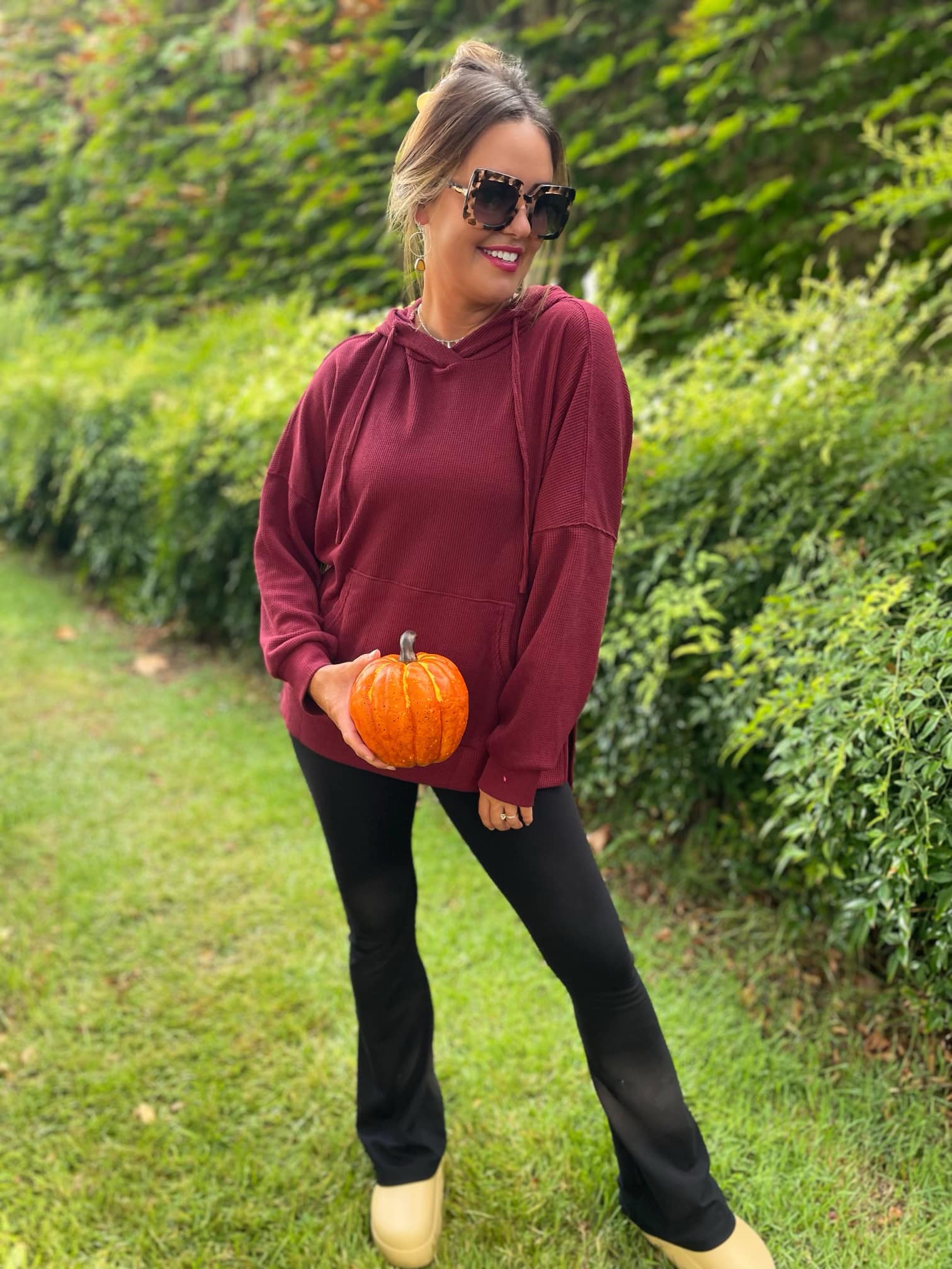 Best Selling Touch Of Fall Thermal Hoodie in Five Colors - RTS - Image 4