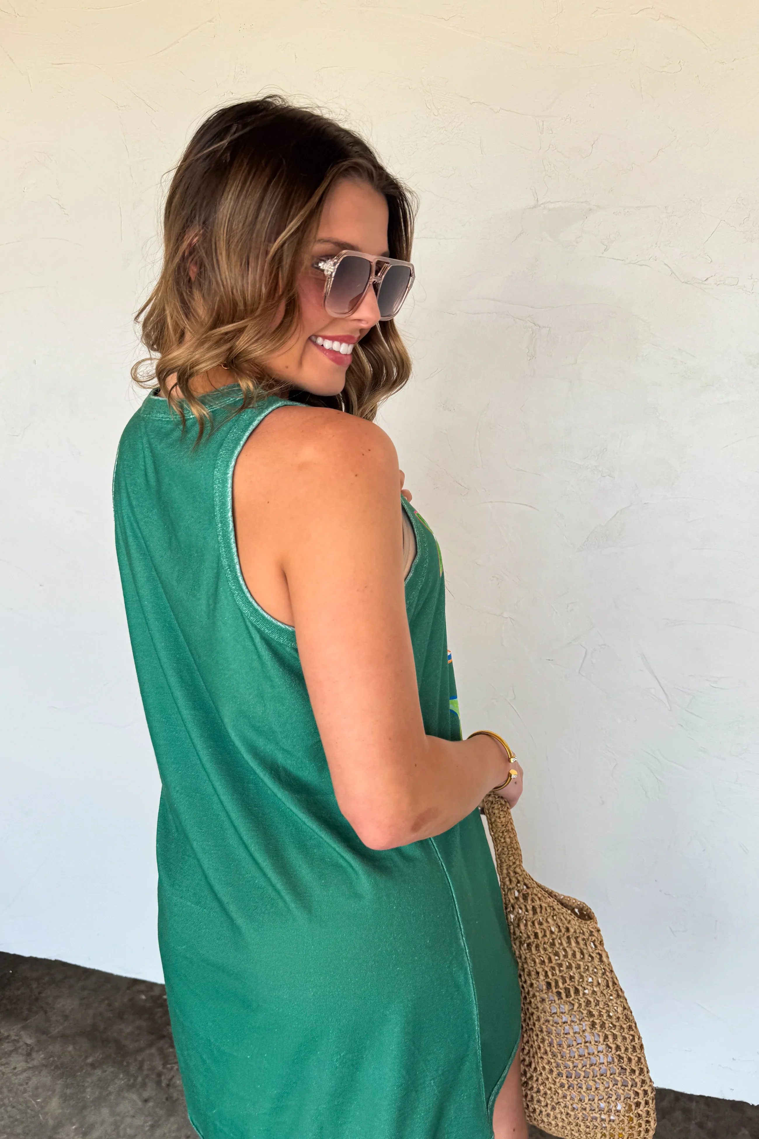 PREORDER: Tropic Like It's Hot Terry Dress - Image 5