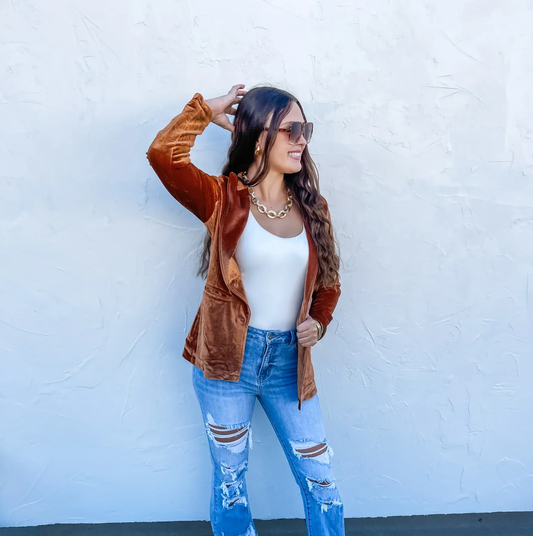 Velvet Blazer in Three Colors - RTS - Image 10