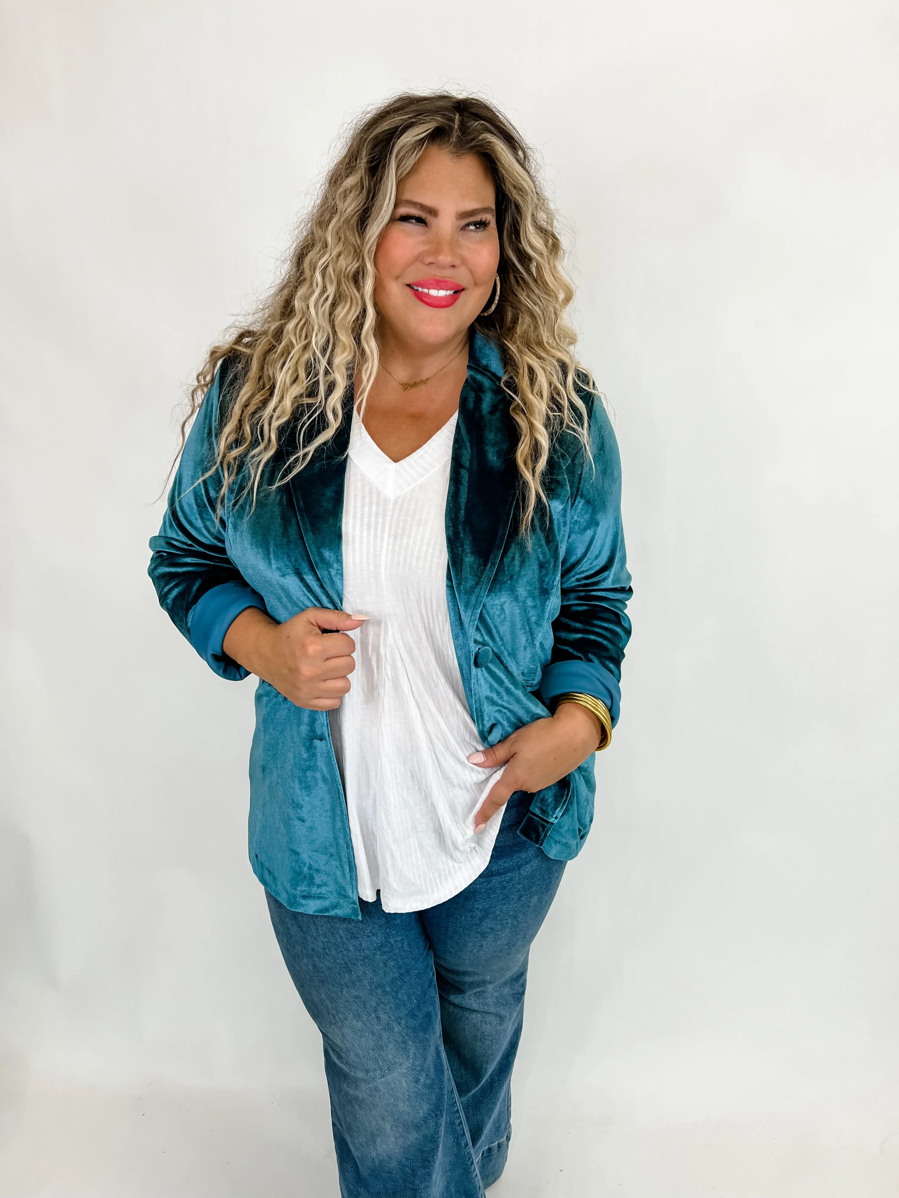 Velvet Blazer in Three Colors - RTS - Image 2