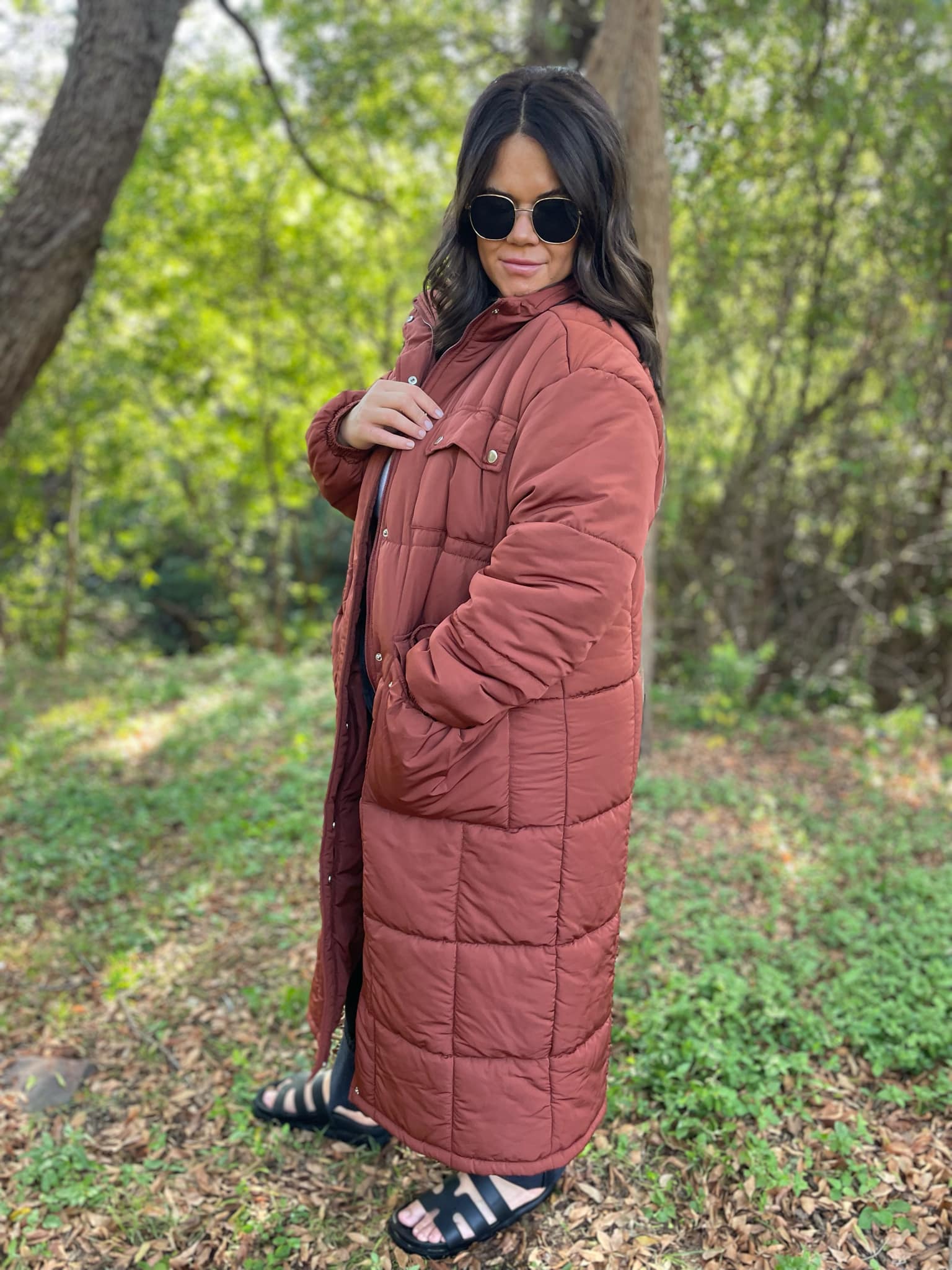 PREORDER: Wrap Me Up Full Length Puffer Jacket - Image 5
