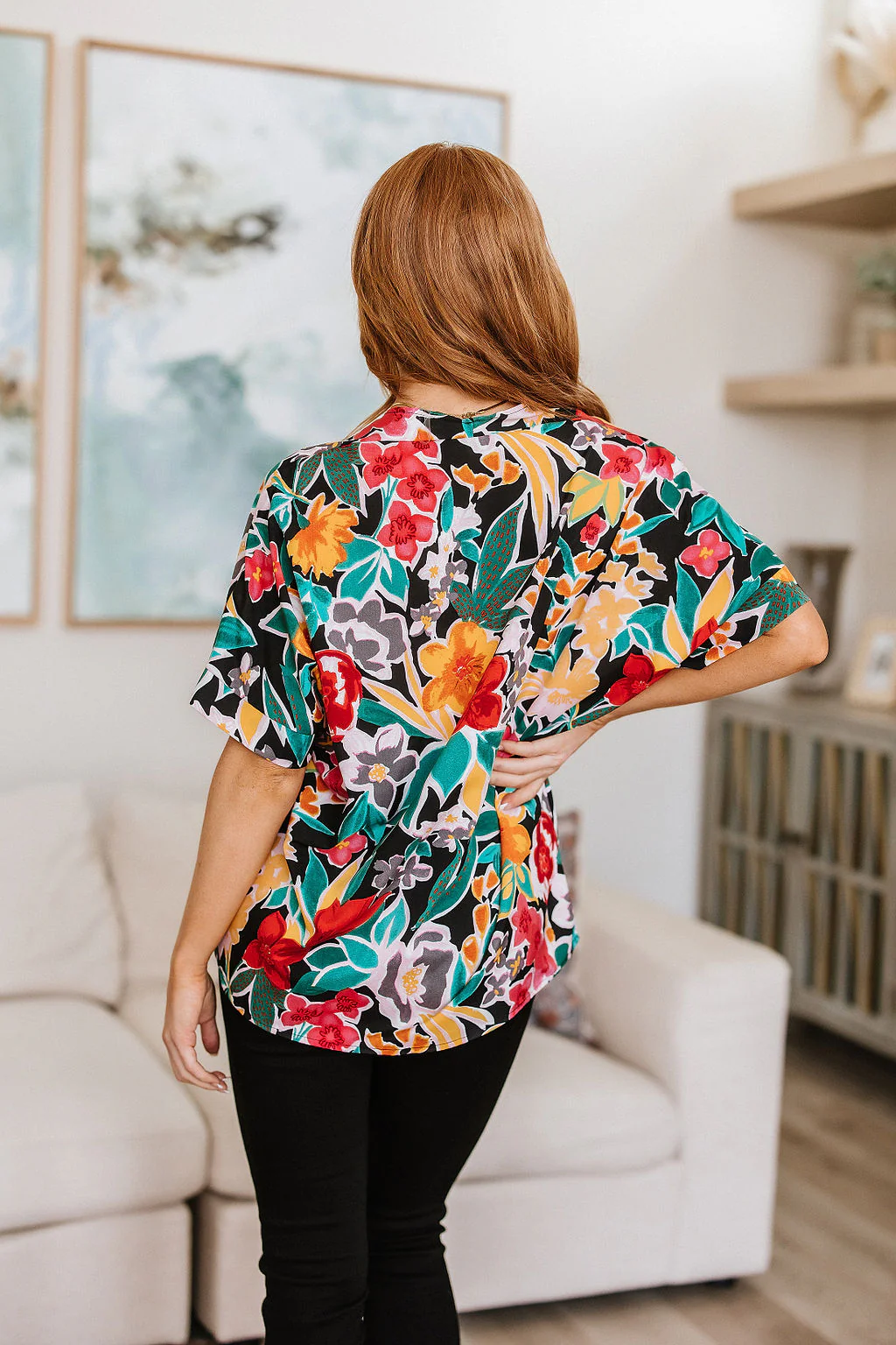 Pretty in Paradise Floral Blouse - 6/9/2023 - Image 5
