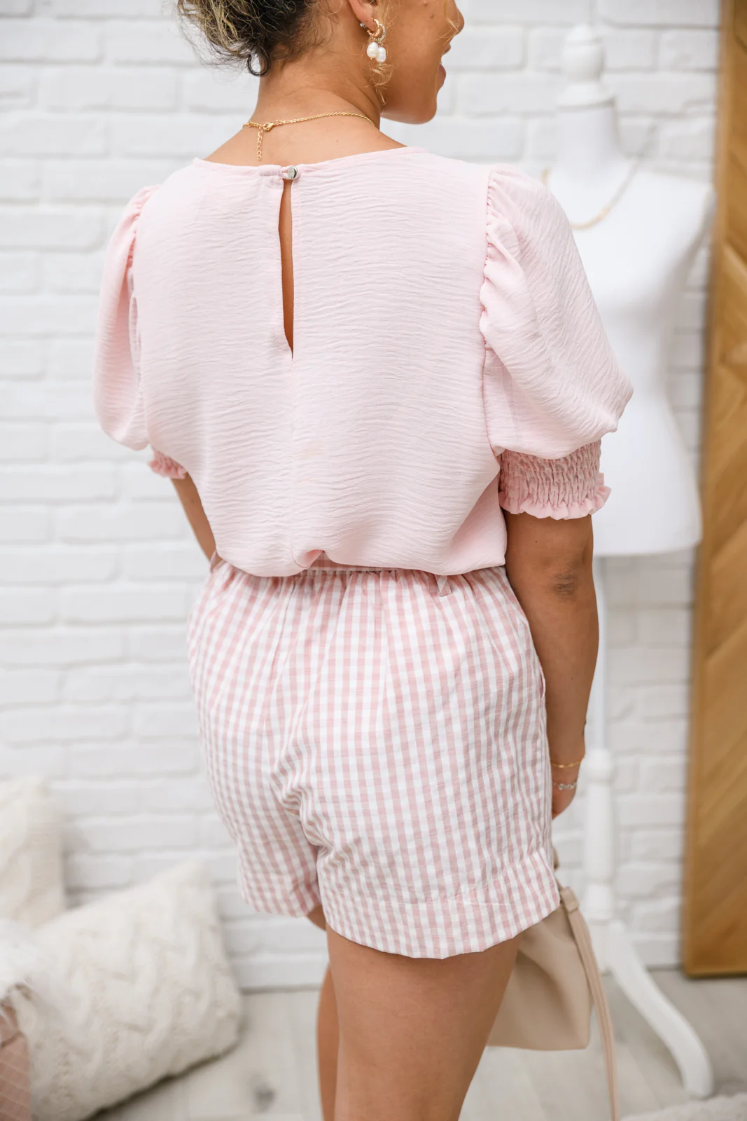 Prim & Pretty Gingham Tie Shorts - 5/24/2022 - Image 10