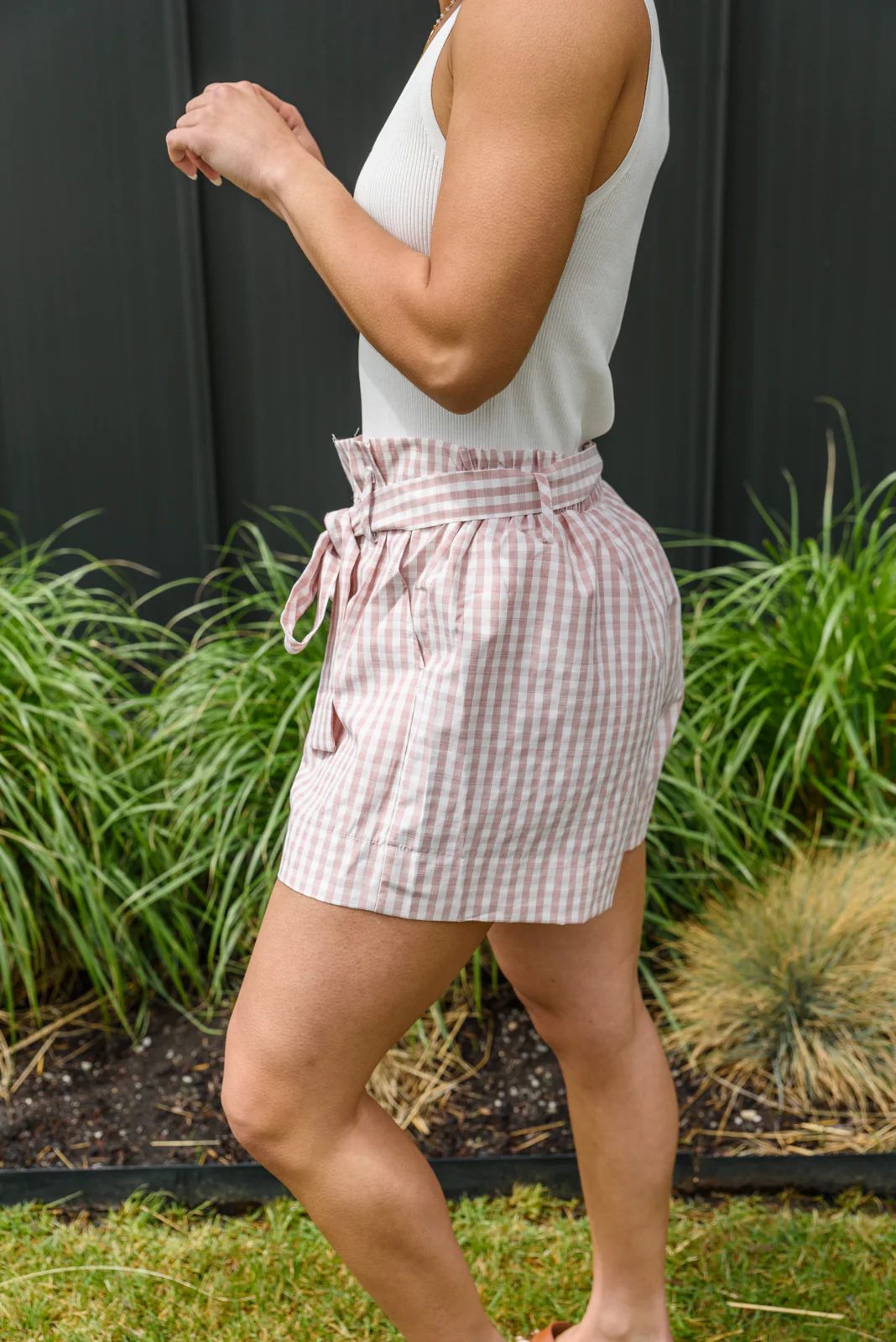 Prim & Pretty Gingham Tie Shorts - 5/24/2022 - Image 8