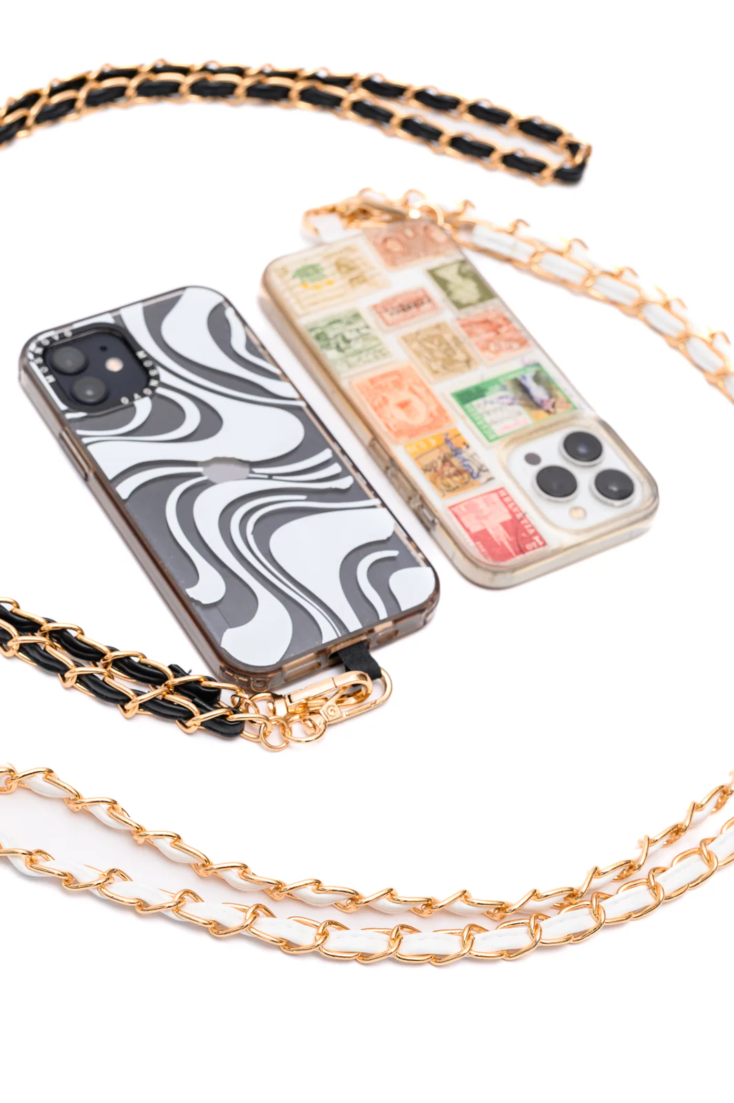 PU Leather Gold Chain Cell Phone Lanyard Set of 2  - 4/8/2024 - Image 3