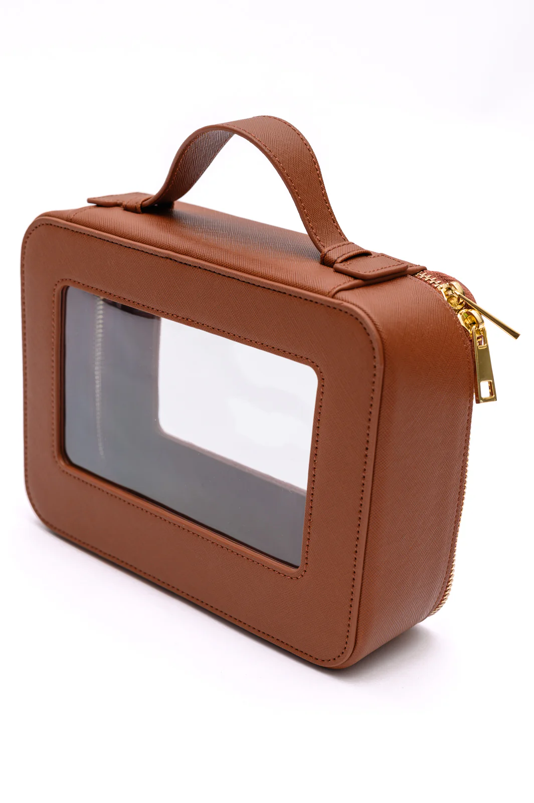 PU Leather Travel Cosmetic Case in Camel - 11/27/2023 - Image 5