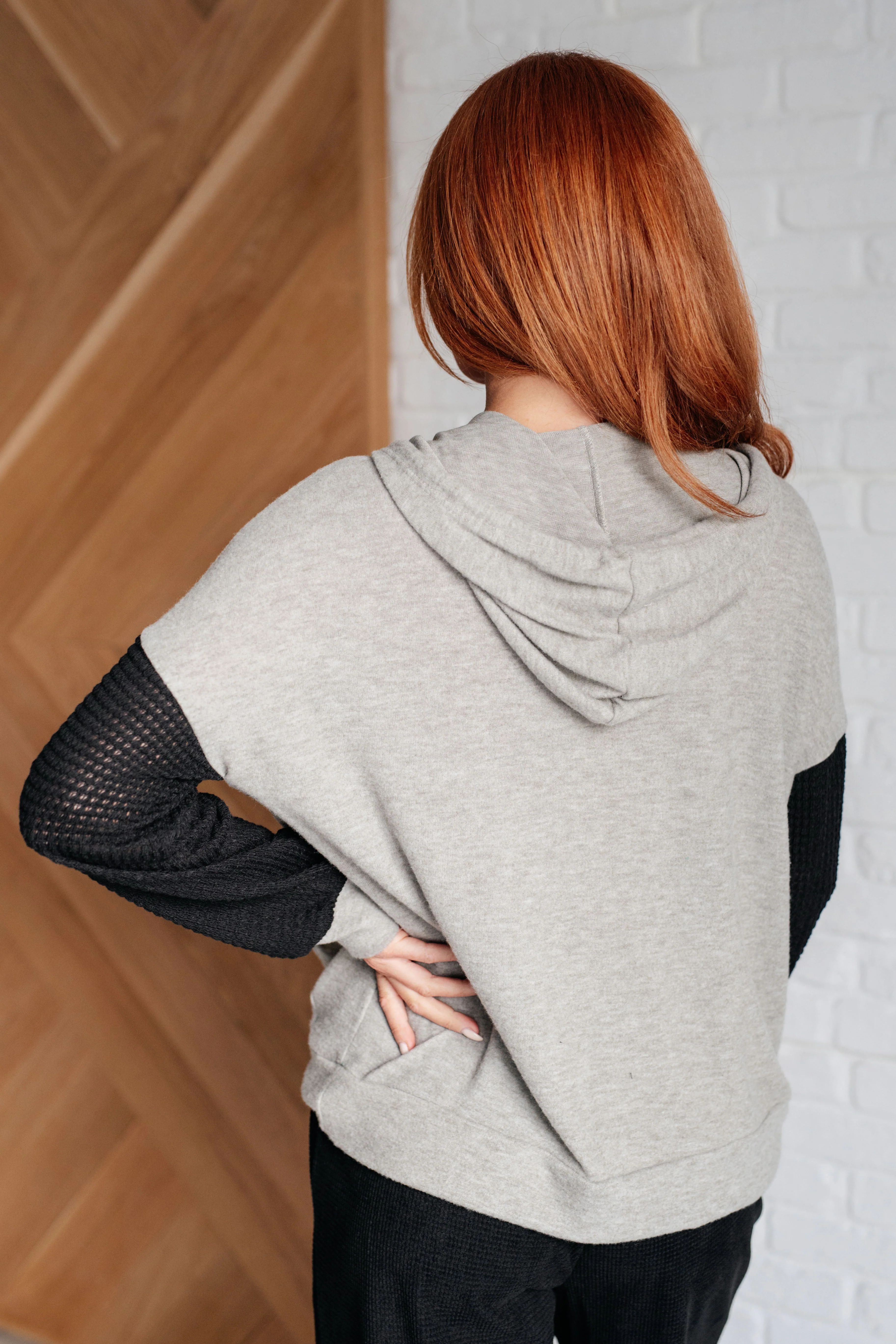Pull Up Your Sleeves Color Block Hoodie -9/30/2025 - Image 9
