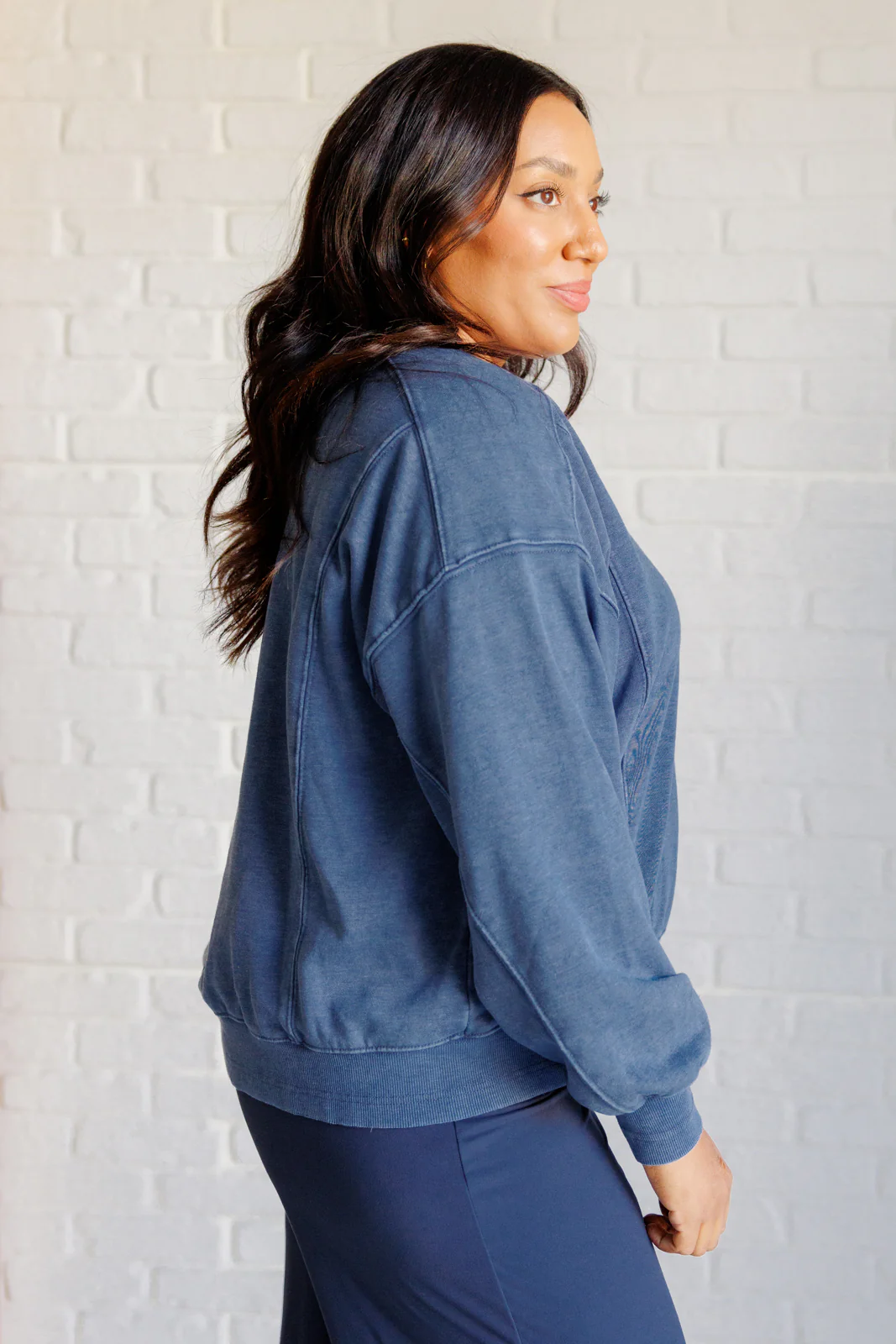 Quick Fix Mineral Wash Crew Neck Pullover in Psychic - 9/19/2024 - Image 5