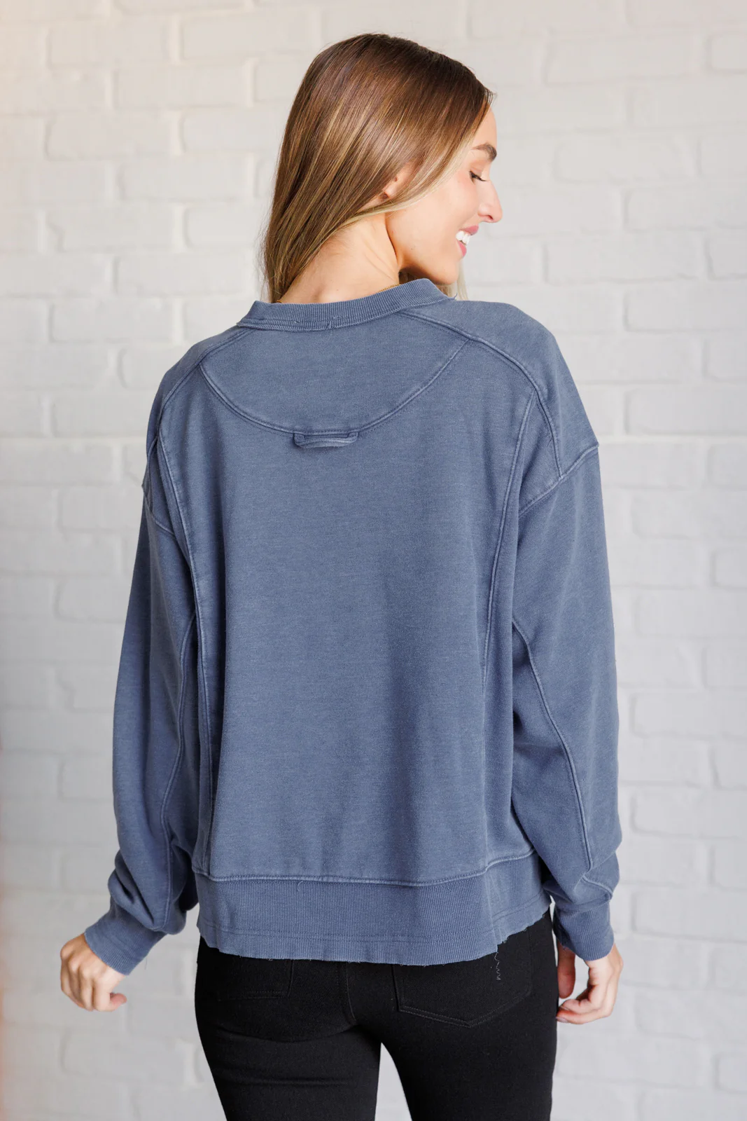 Quick Fix Mineral Wash Crew Neck Pullover in Psychic - 9/19/2024 - Image 8