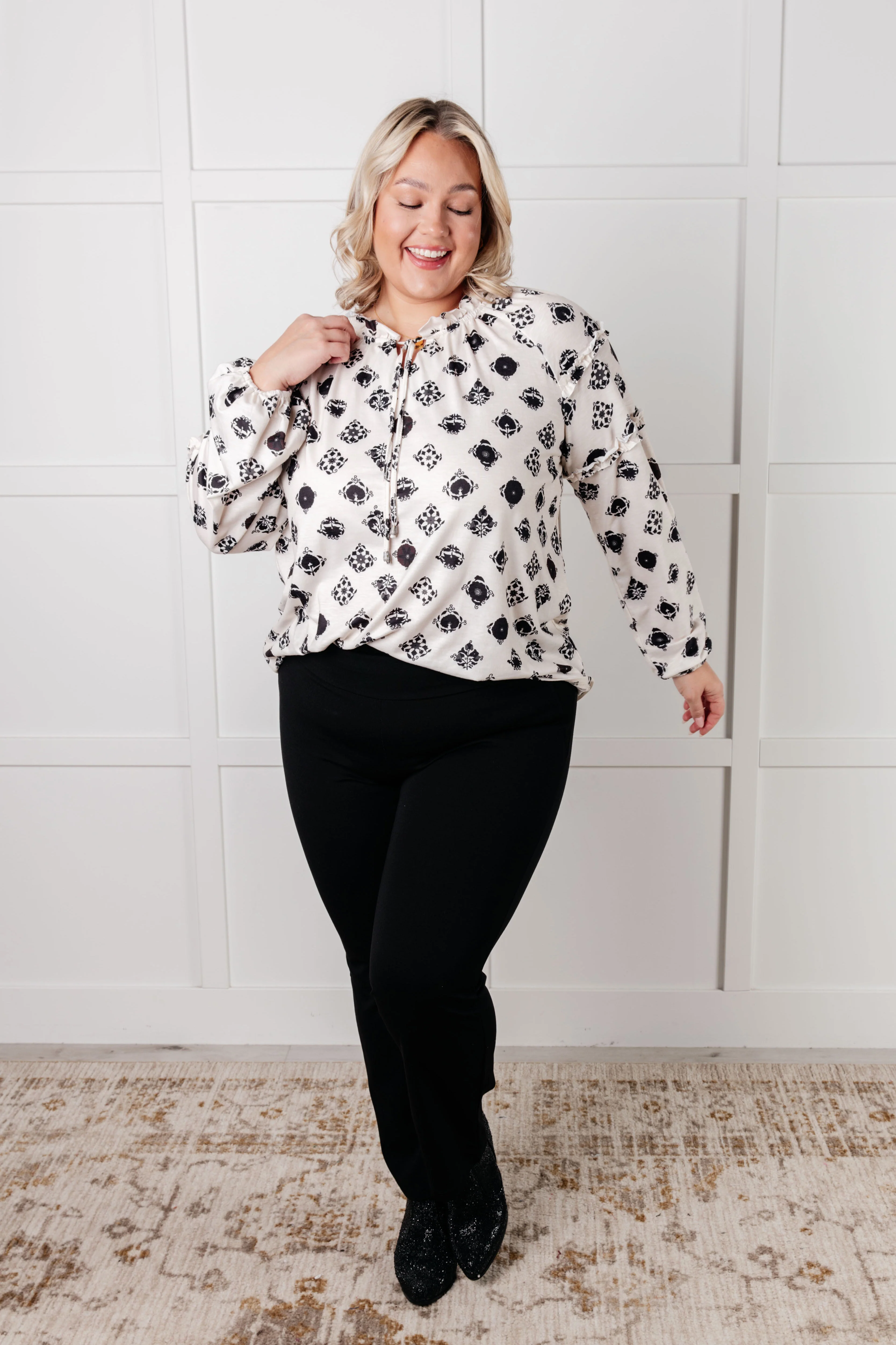 Quick Follow Up Floral Tile Blouse - 9/4/2025 - Image 6