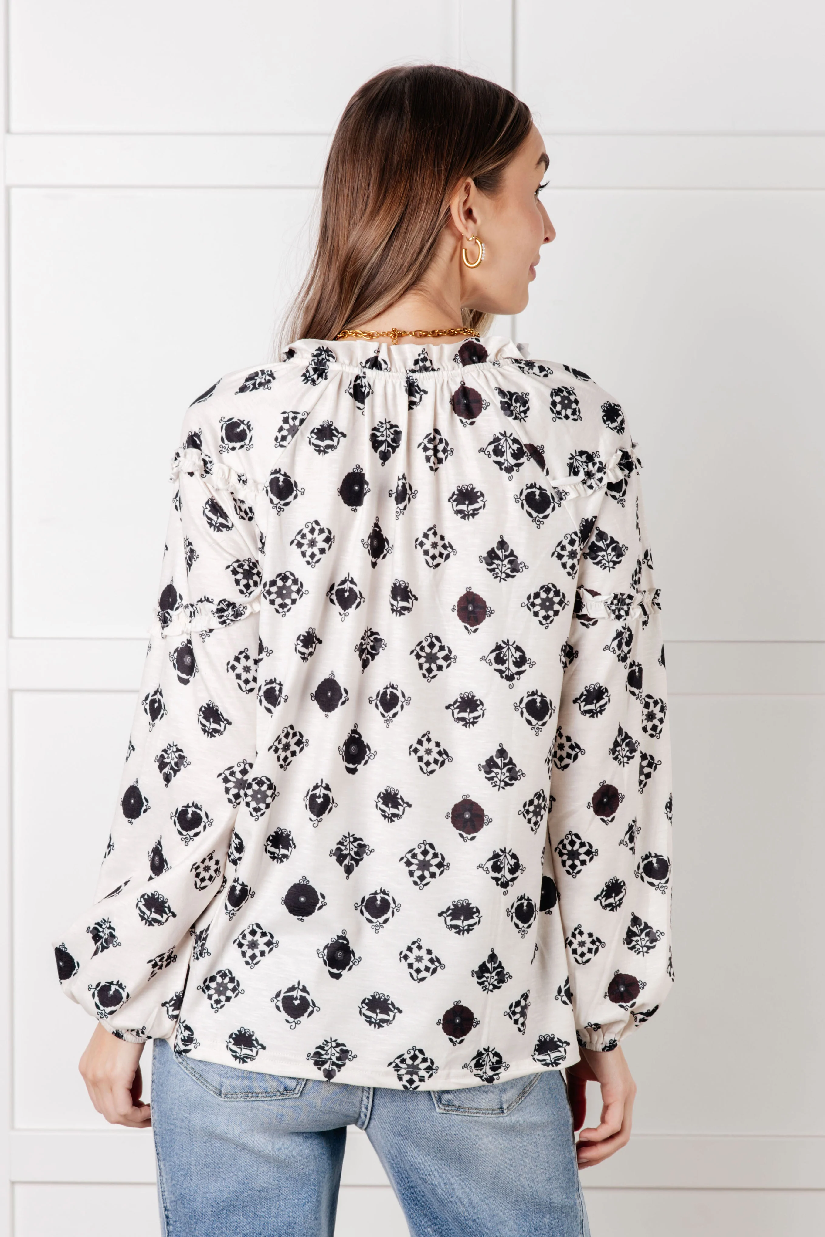 Quick Follow Up Floral Tile Blouse - 9/4/2025 - Image 9