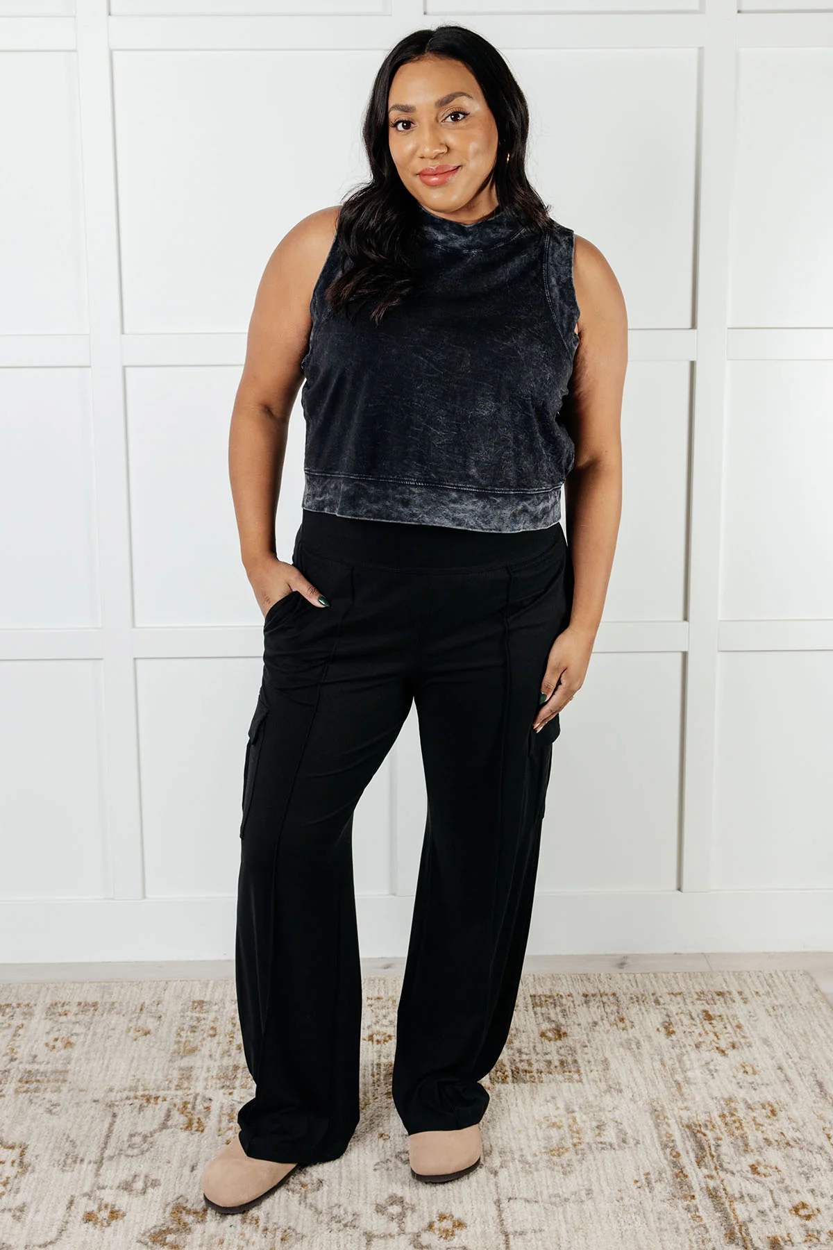 Race to Relax Cargo Pants in Black - 1/2/2025 - Image 3