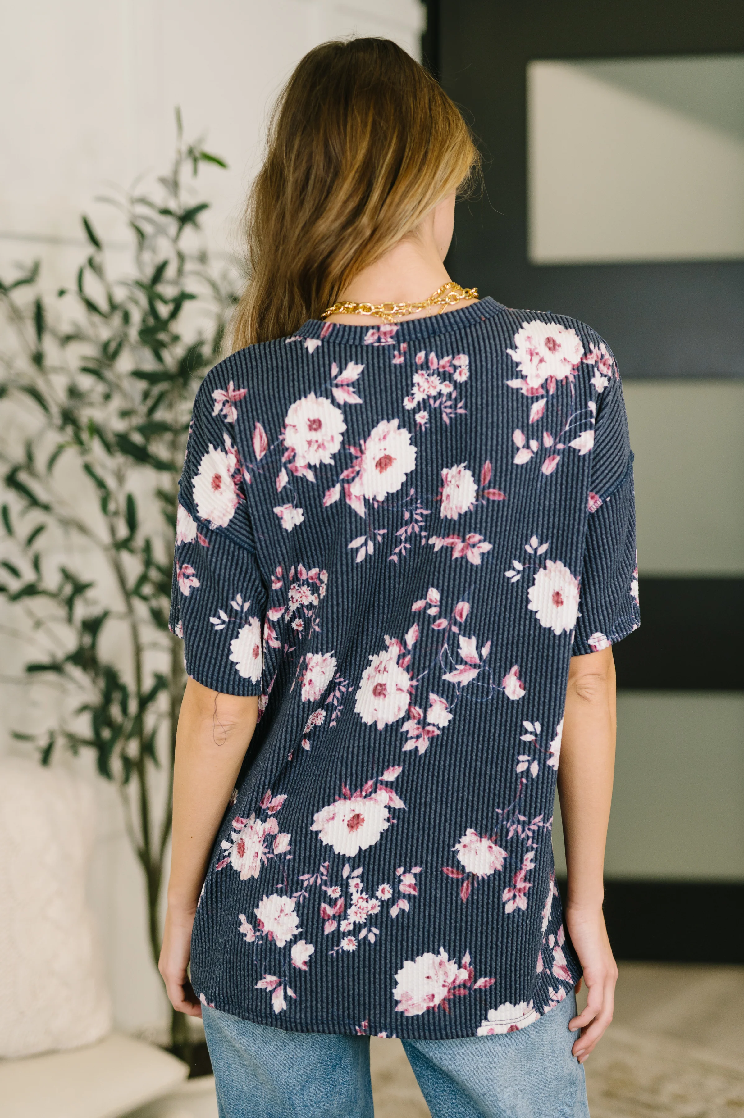 Really Simple Floral Henley Top- 3/3/2026 NEW - Image 5