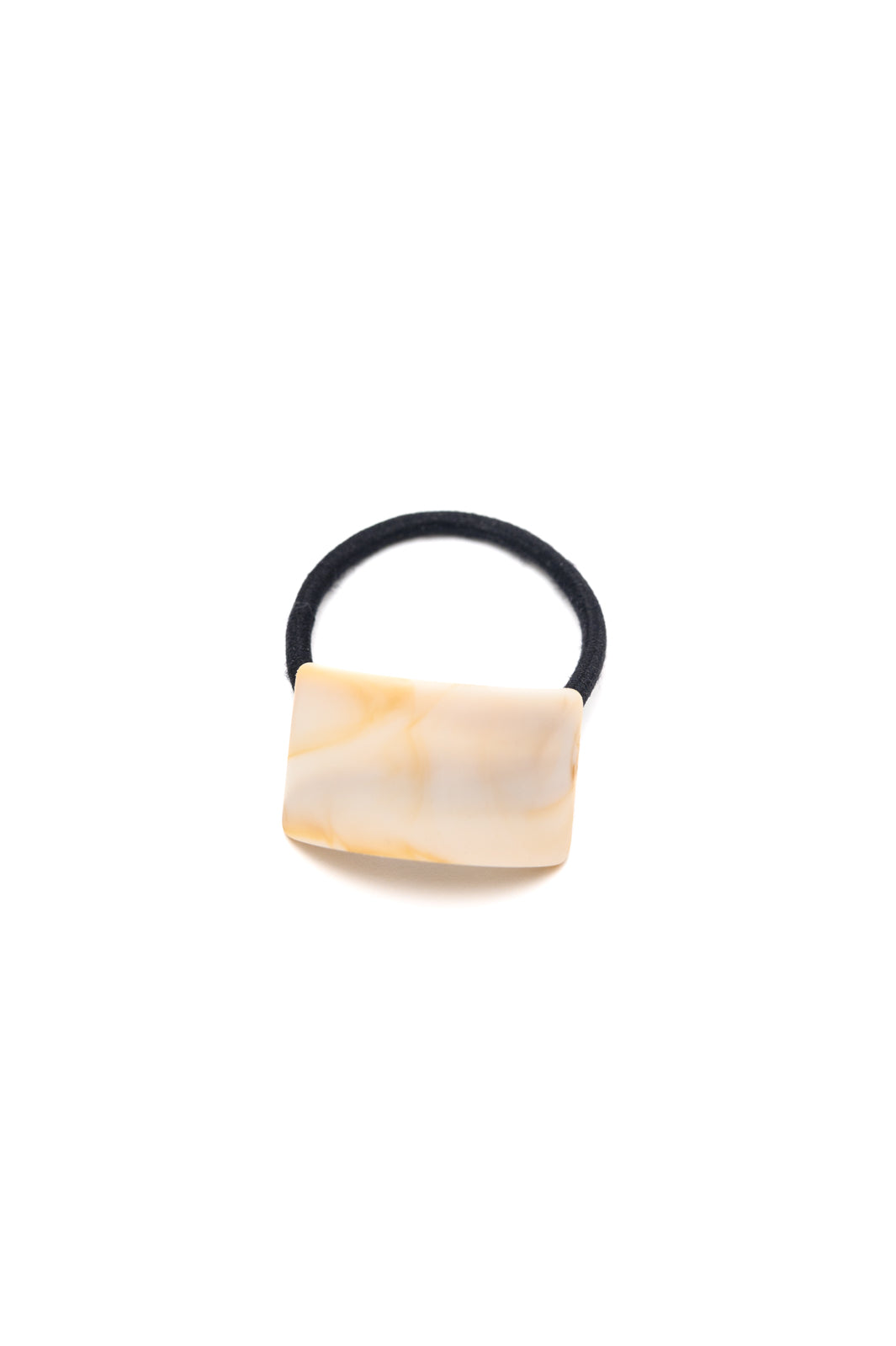 Rectangle Cuff Hair Tie Elastic in Ivory - 8/11/2023 - Image 3