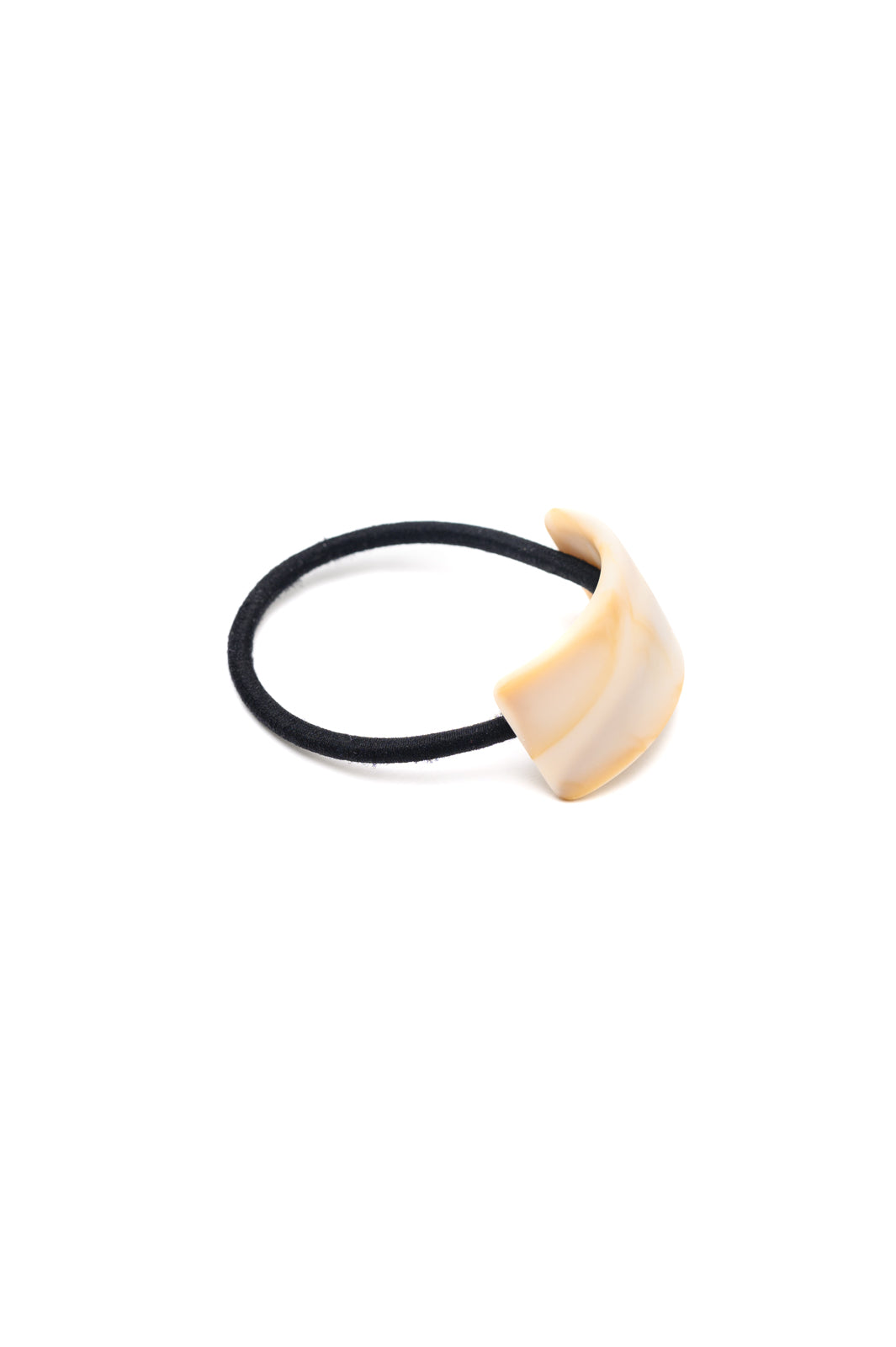 Rectangle Cuff Hair Tie Elastic in Ivory - 8/11/2023 - Image 4