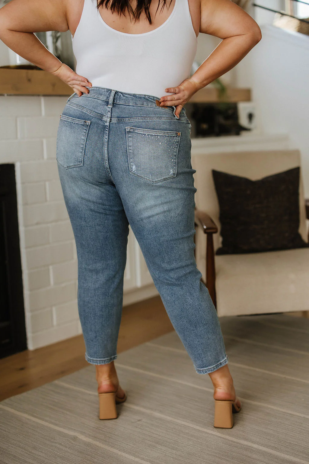 Reese Rhinestone Slim Fit Jeans - 5/25/2023 - Image 10