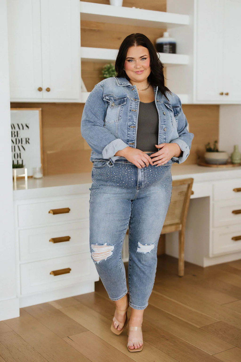 Reese Rhinestone Slim Fit Jeans - 5/25/2023 - Image 20