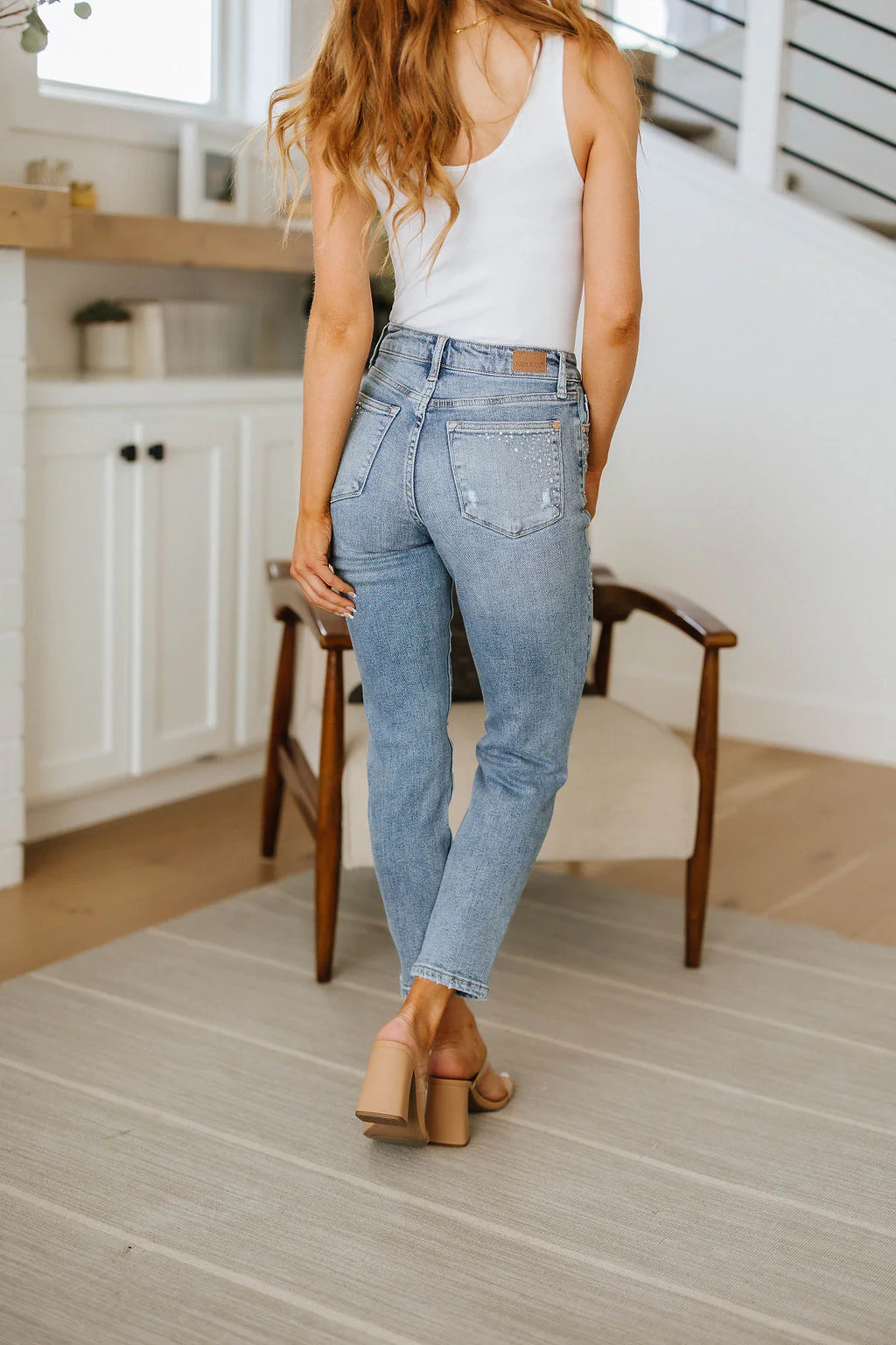 Reese Rhinestone Slim Fit Jeans - 5/25/2023 - Image 6