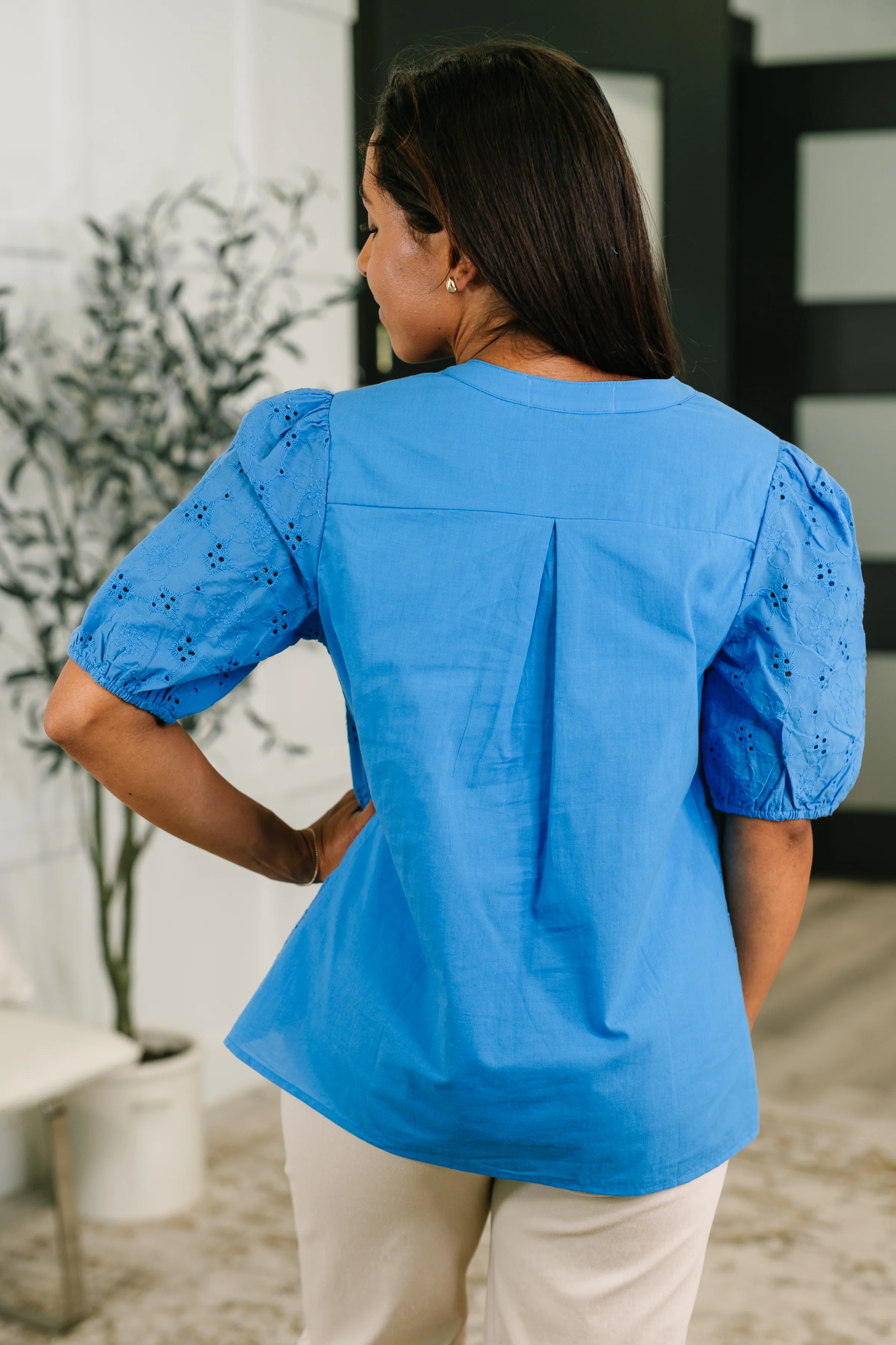 Refined Darling Eyelet Blouse - 6/23/2026 NEW - Image 6