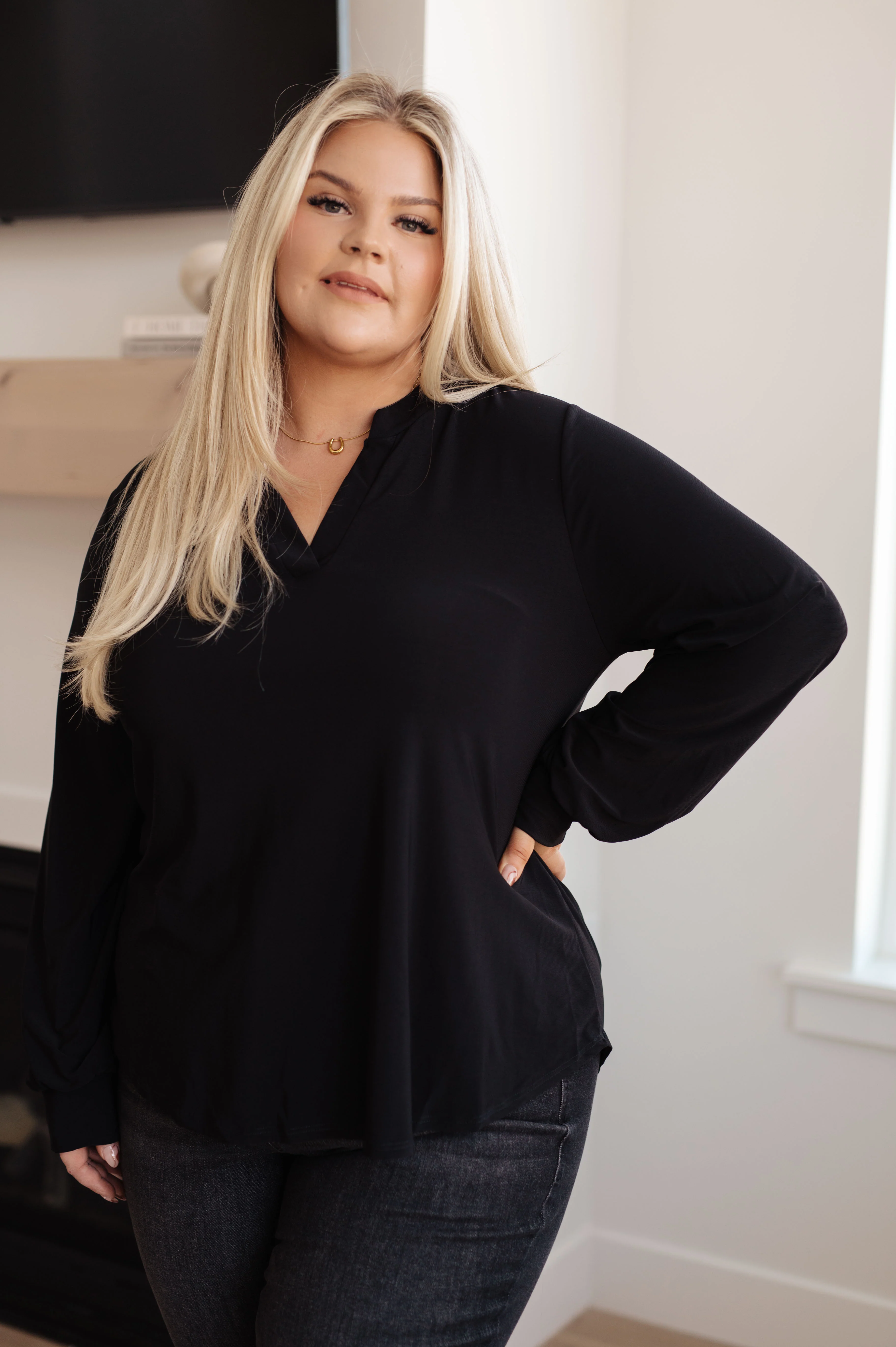 Relatively Relatable V-Neck Top - 11/21/2023 - Image 6